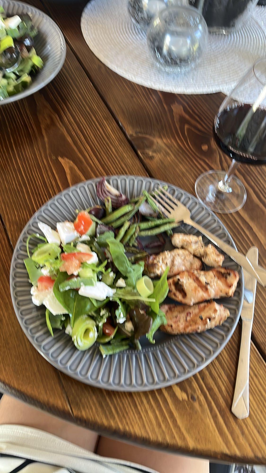 Grillad kycklingsallad