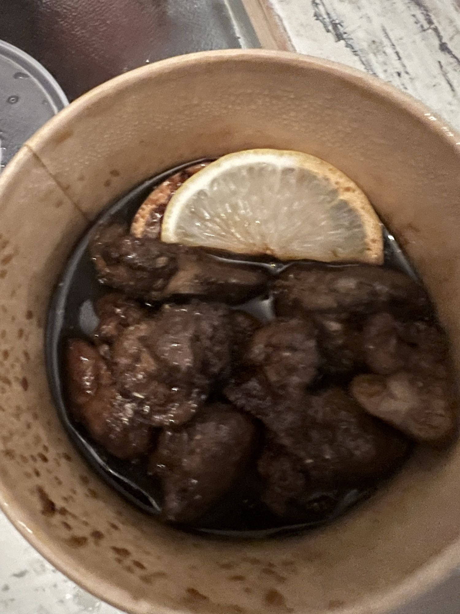 Sausages in Dark Sauce