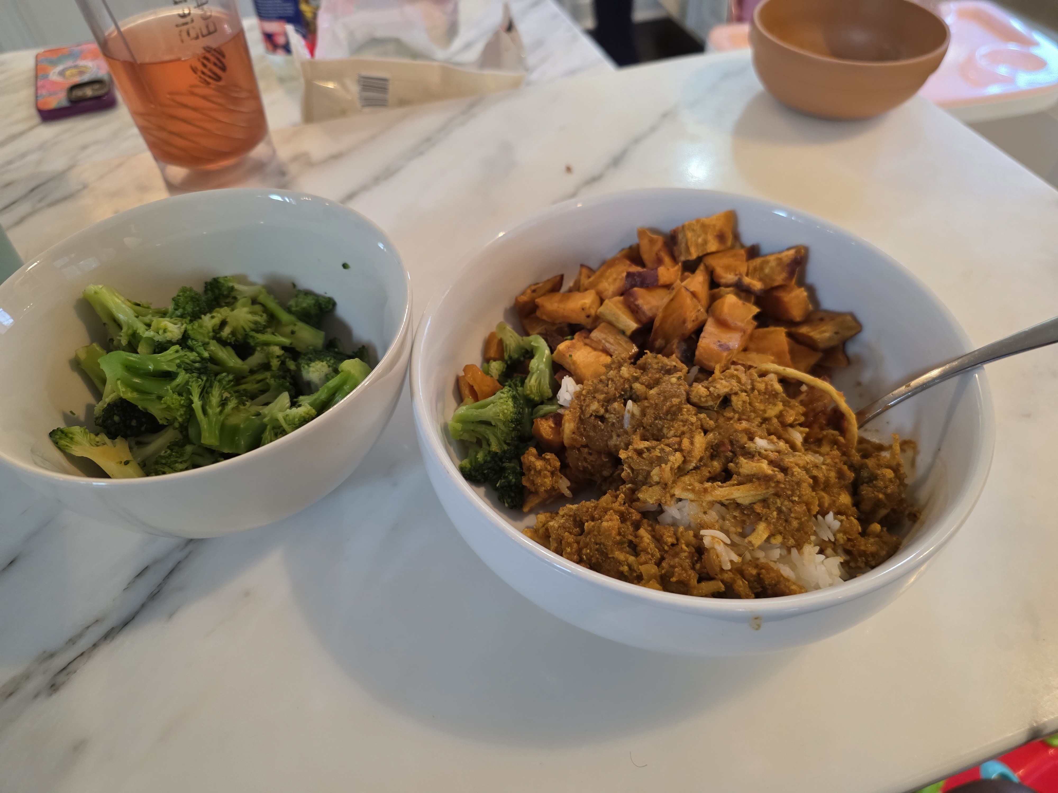 Rice Curry Veg Bowl