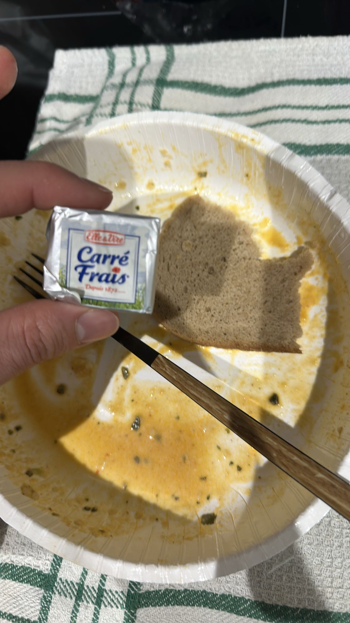 Soupe pain et fromage