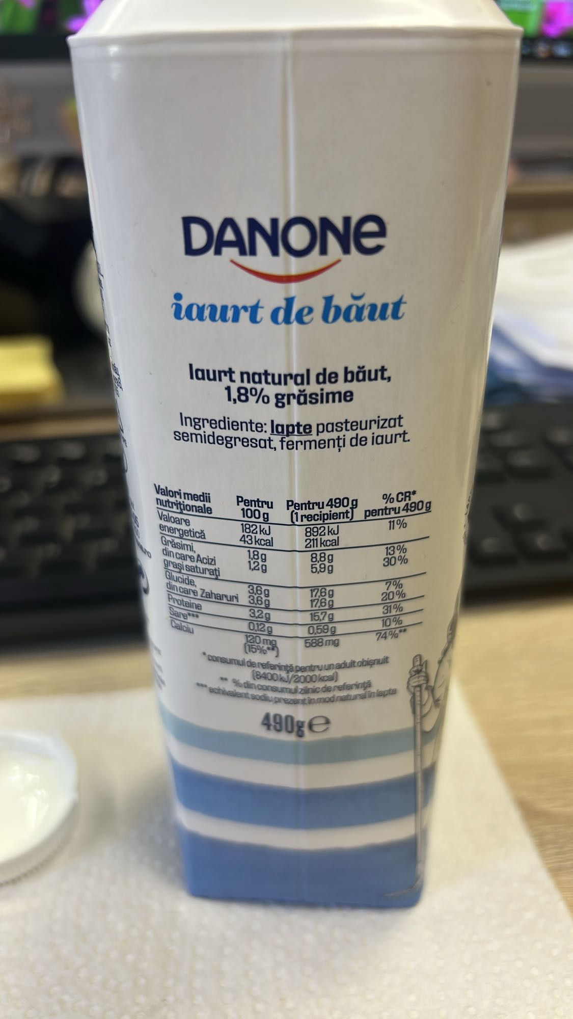 Iaurt natural de băut