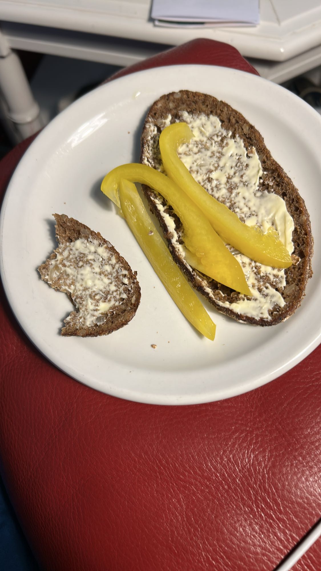 Smörgås med paprika