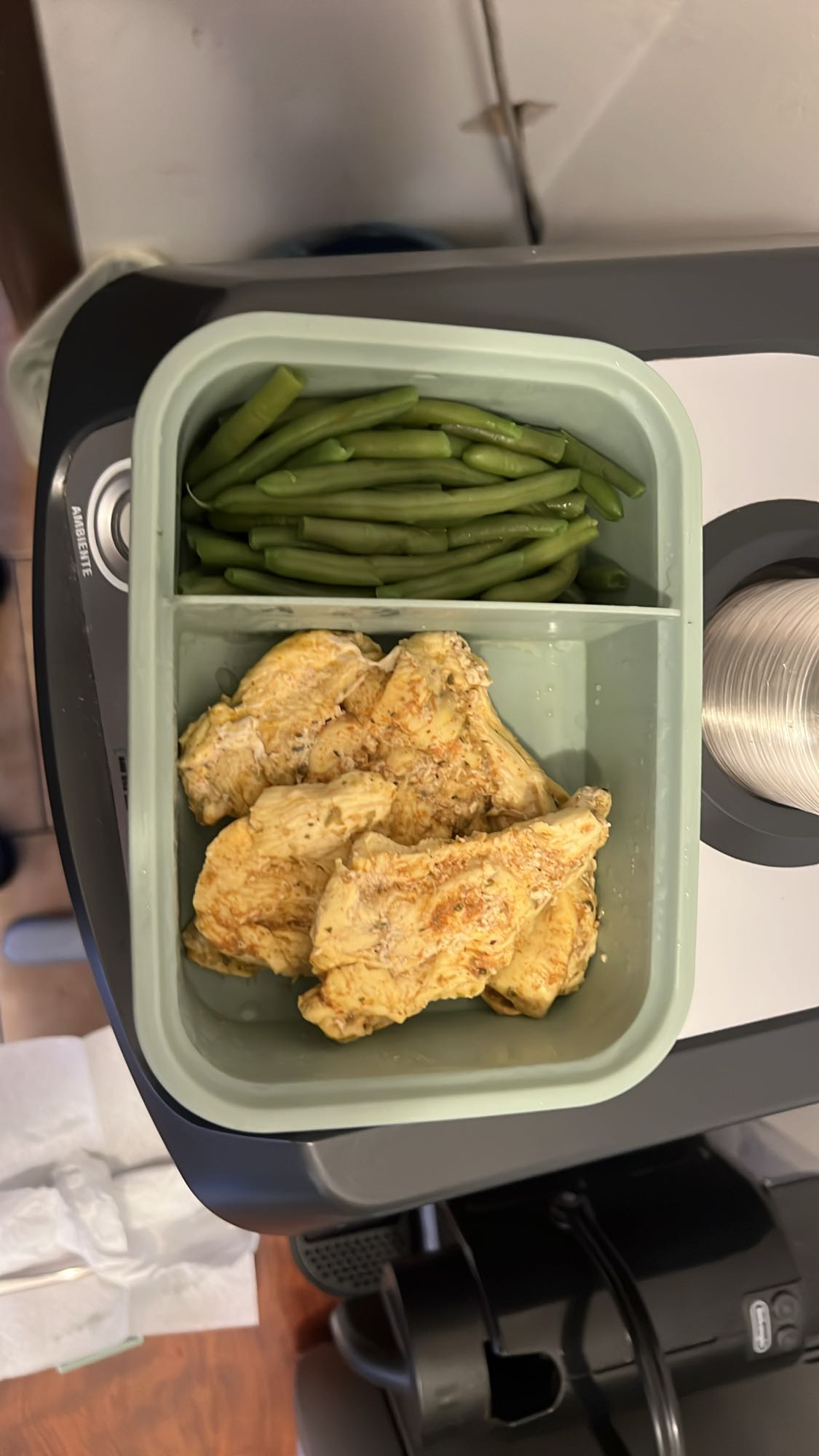 Pollo e fagiolini