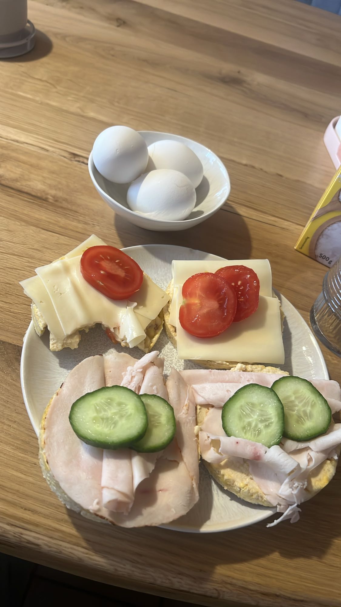 Reiswaffeln mit Belag