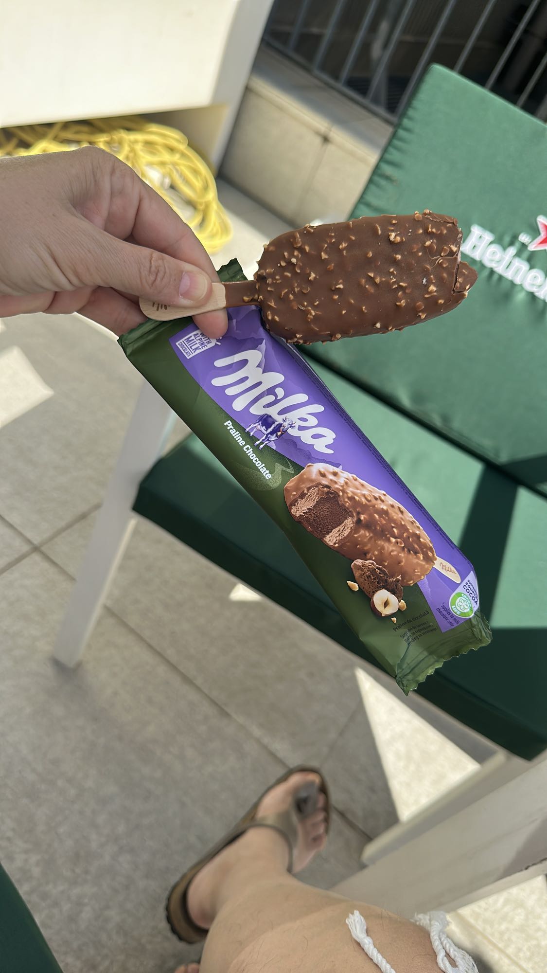 Praline Chocolate Ice Bar