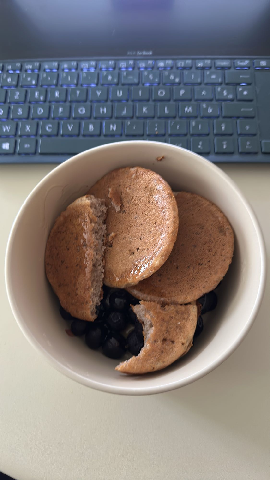 Pancakes aux myrtilles