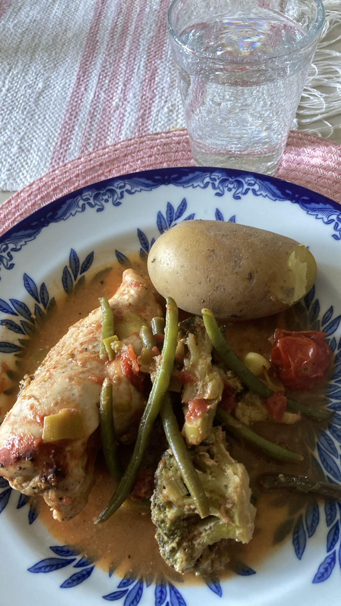 Kyckling med potatis
