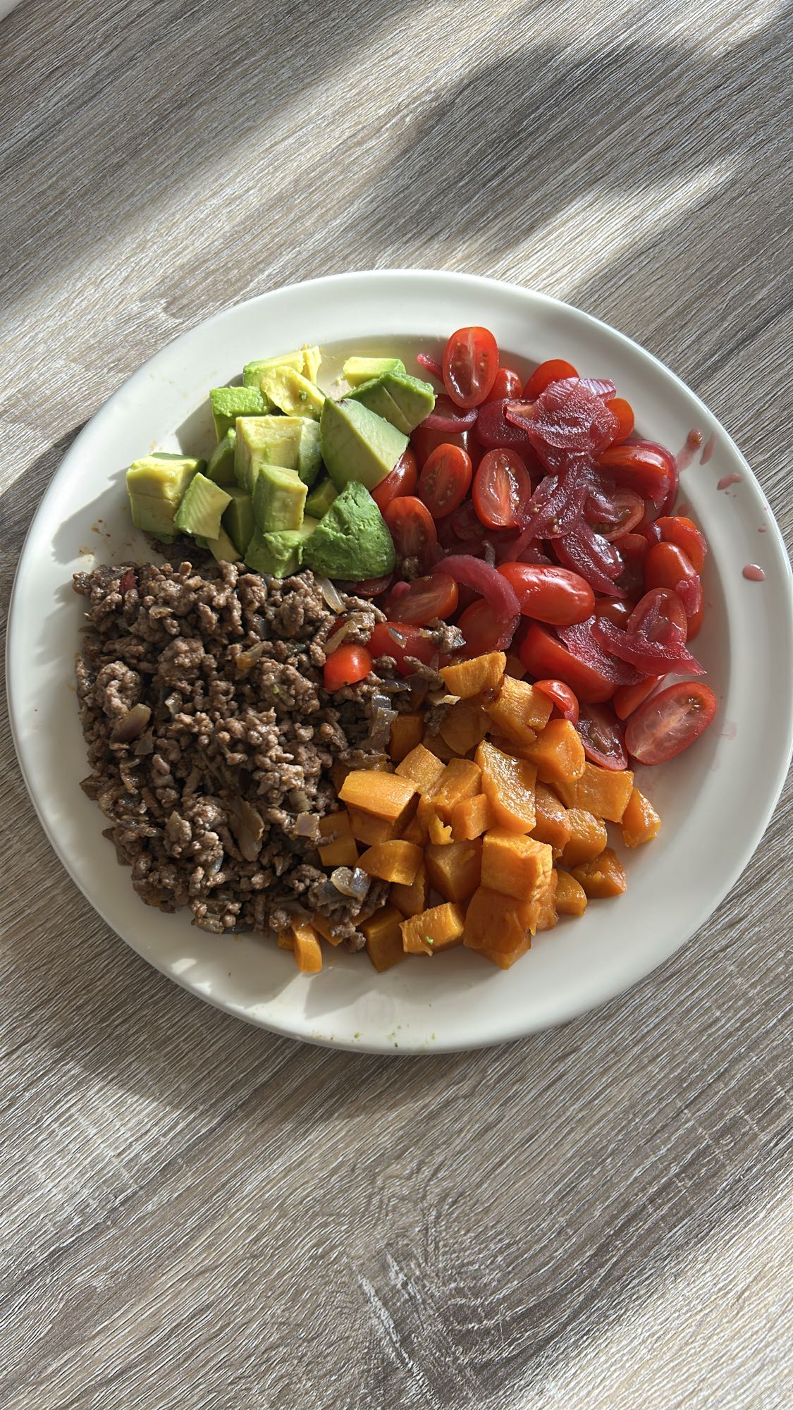 Bol boeuf avocat
