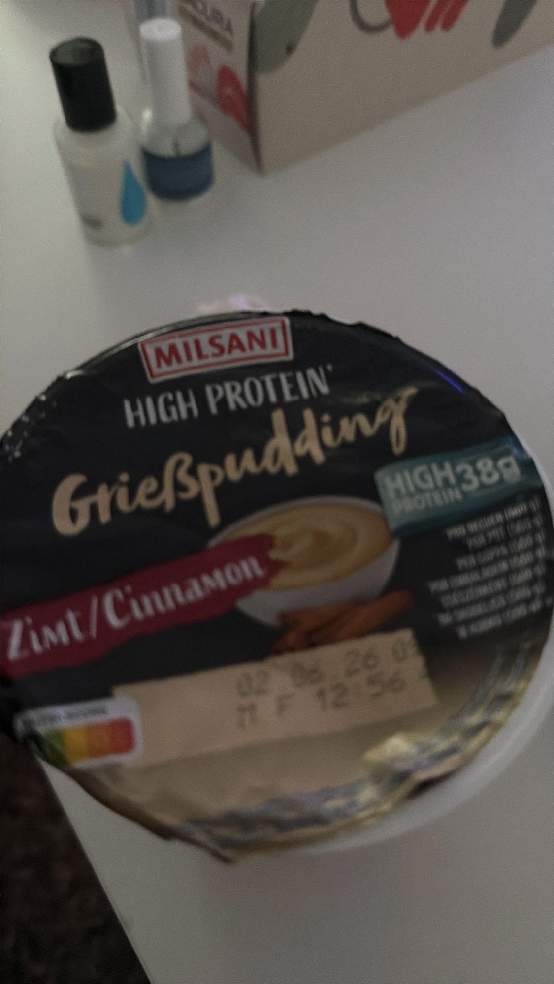 Protein-Grießpudding Zimt