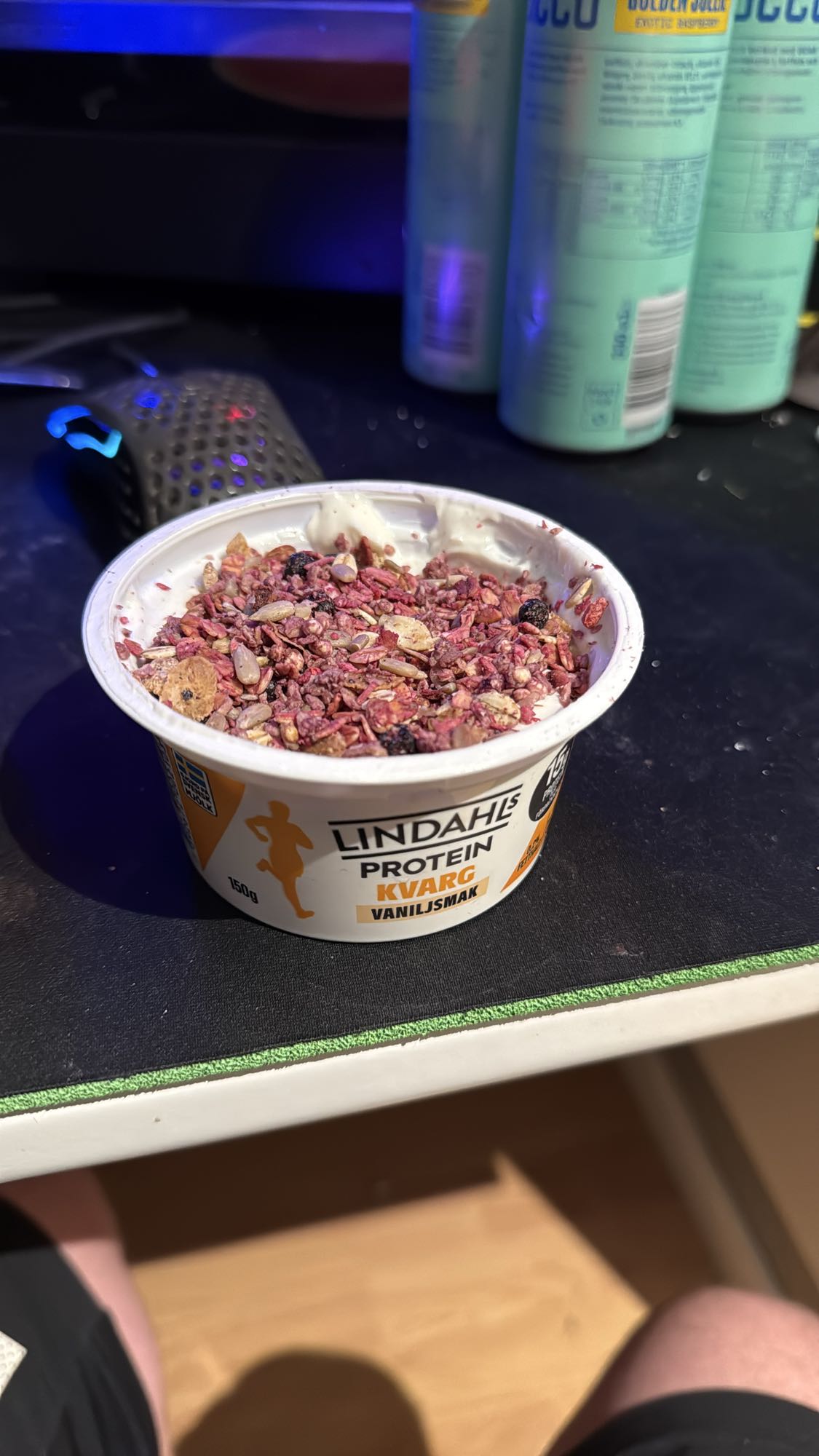 Vaniljkvarg med müsli