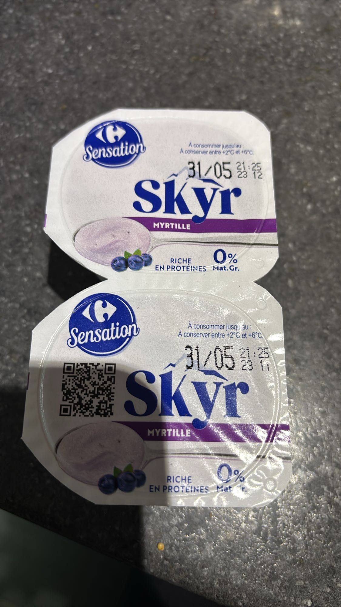 Skyr myrtille x2