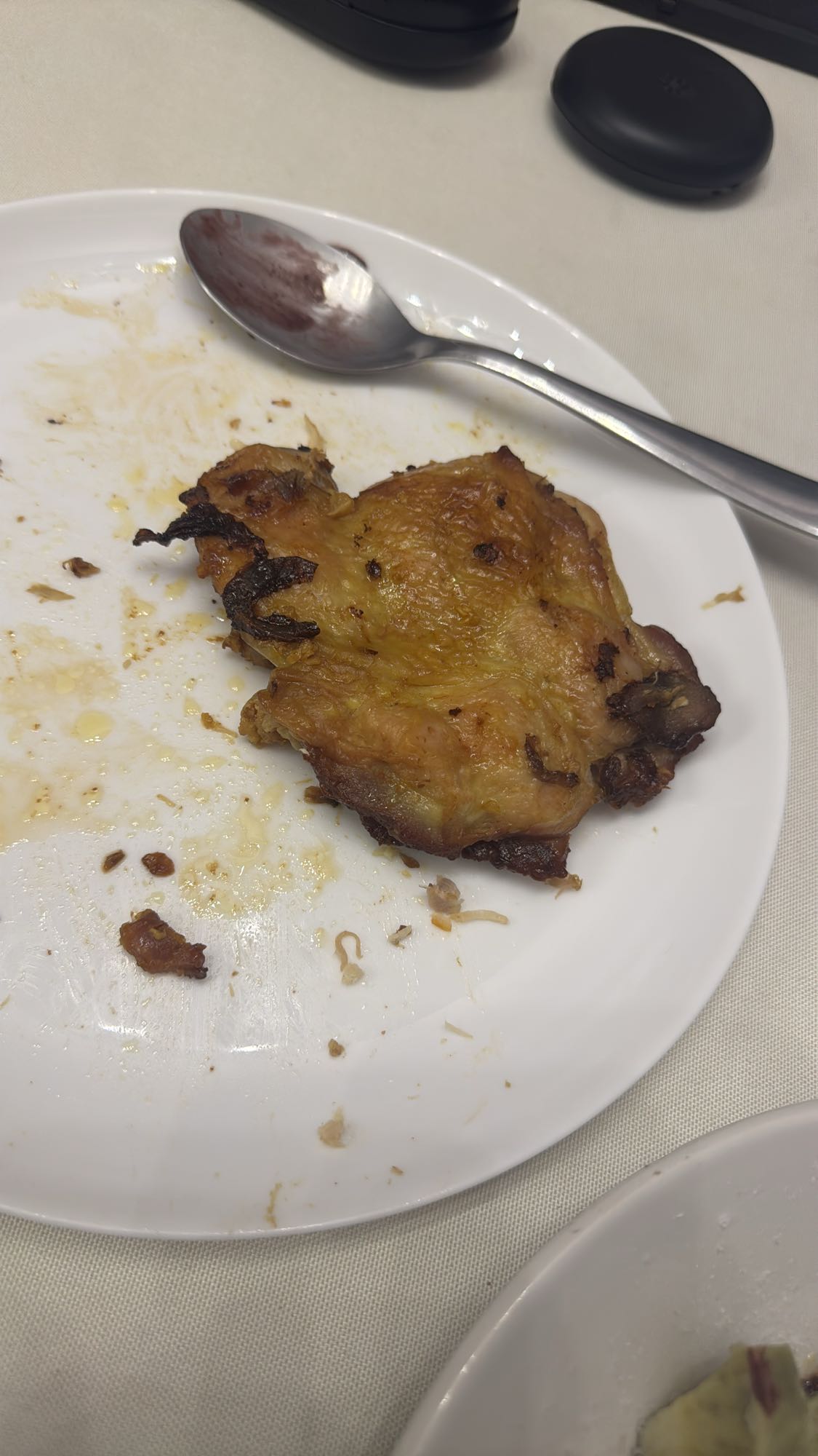 Coxa de frango assada