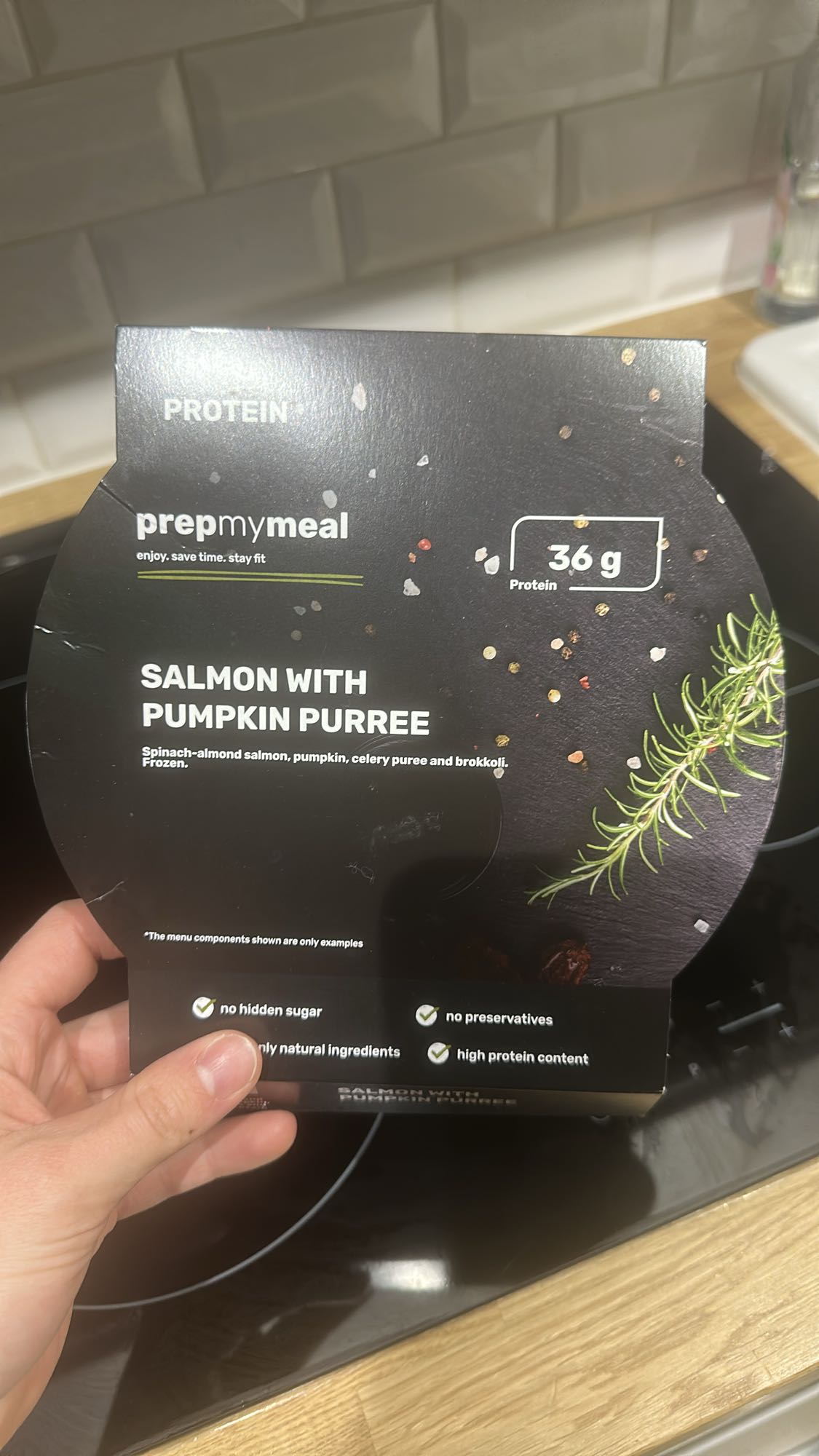 Saumon et purée de potiron