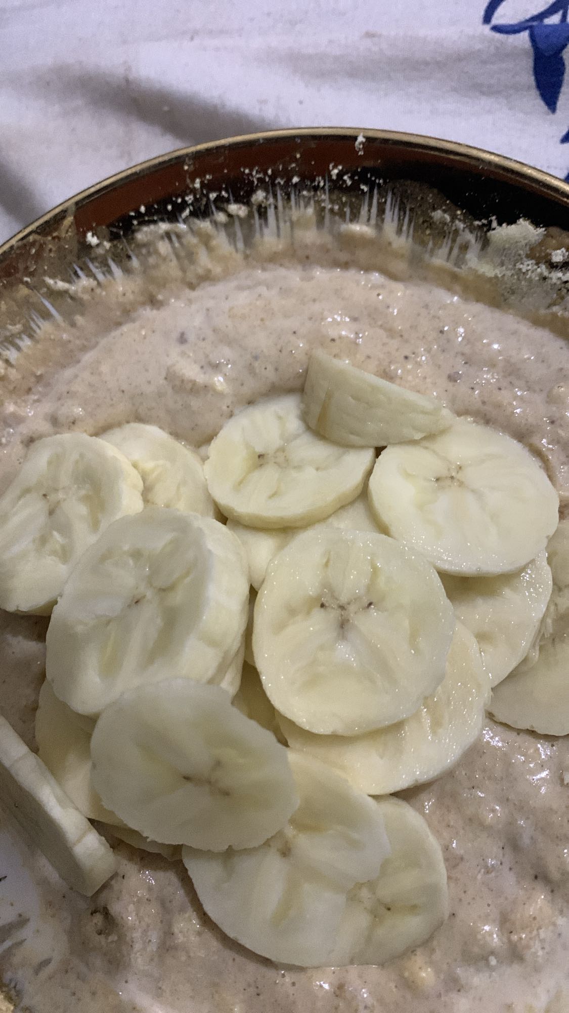 Porridge à la banane