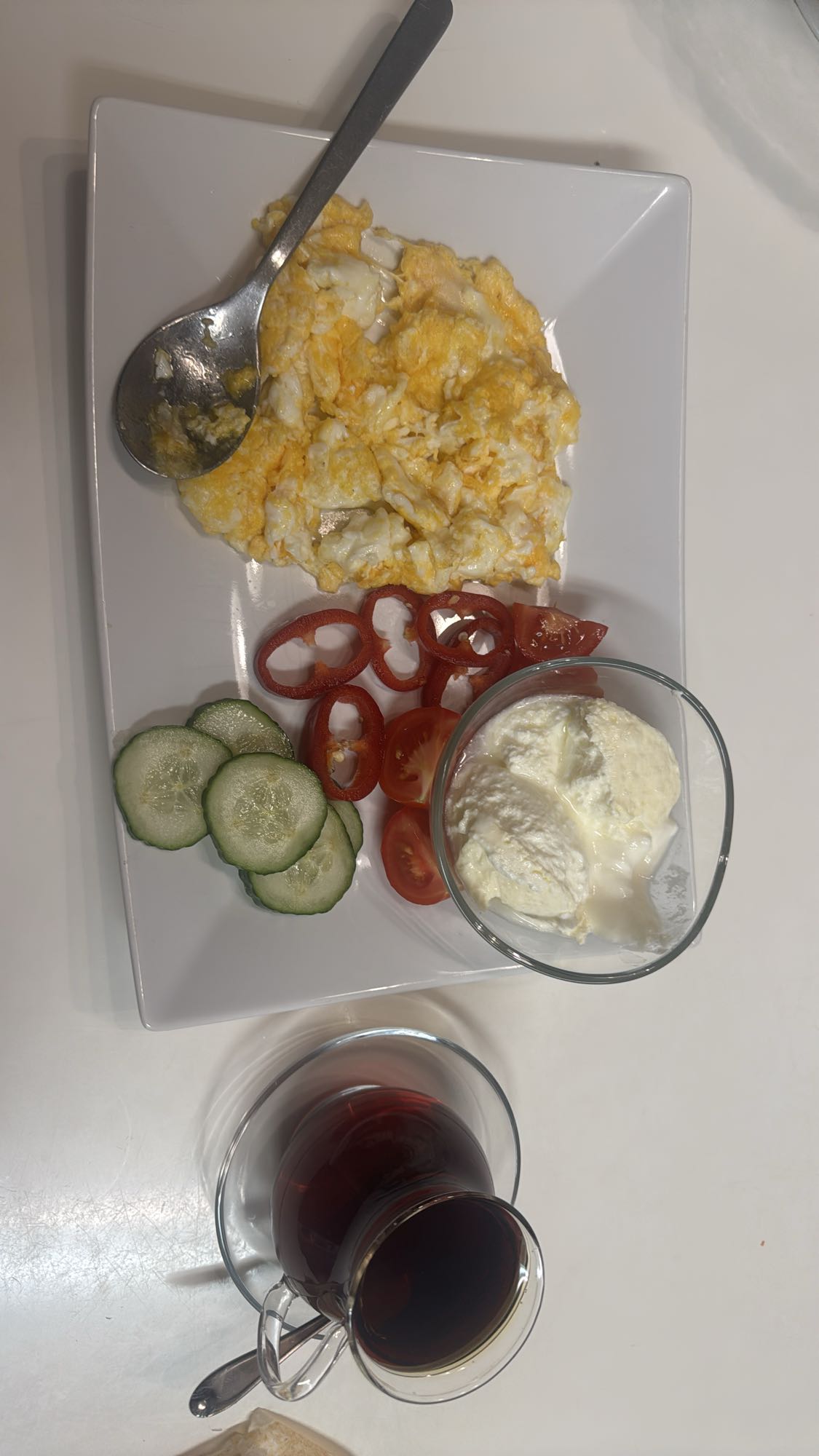 Äggröra med yoghurt