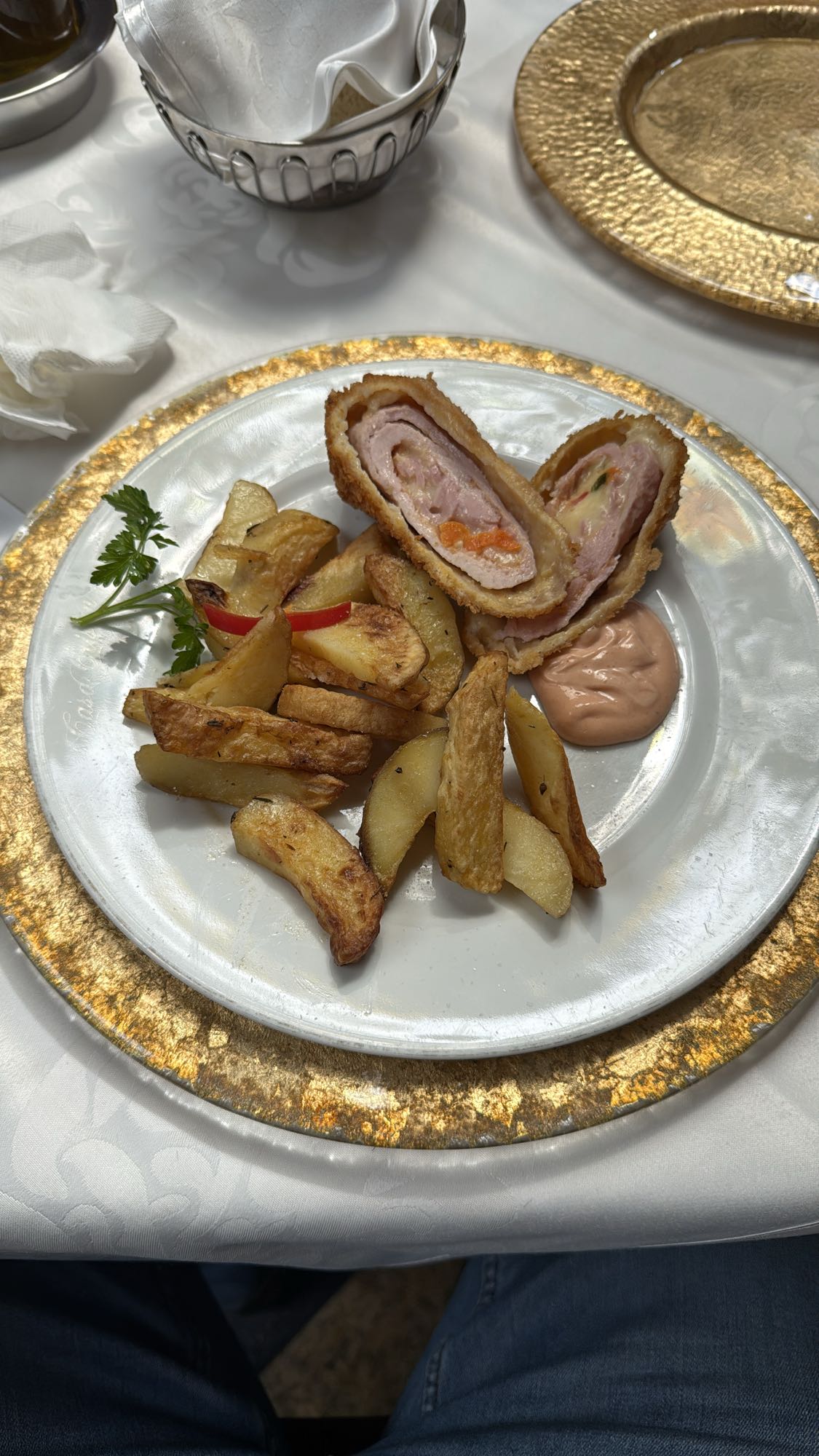 Cordon Bleu with Potatoes