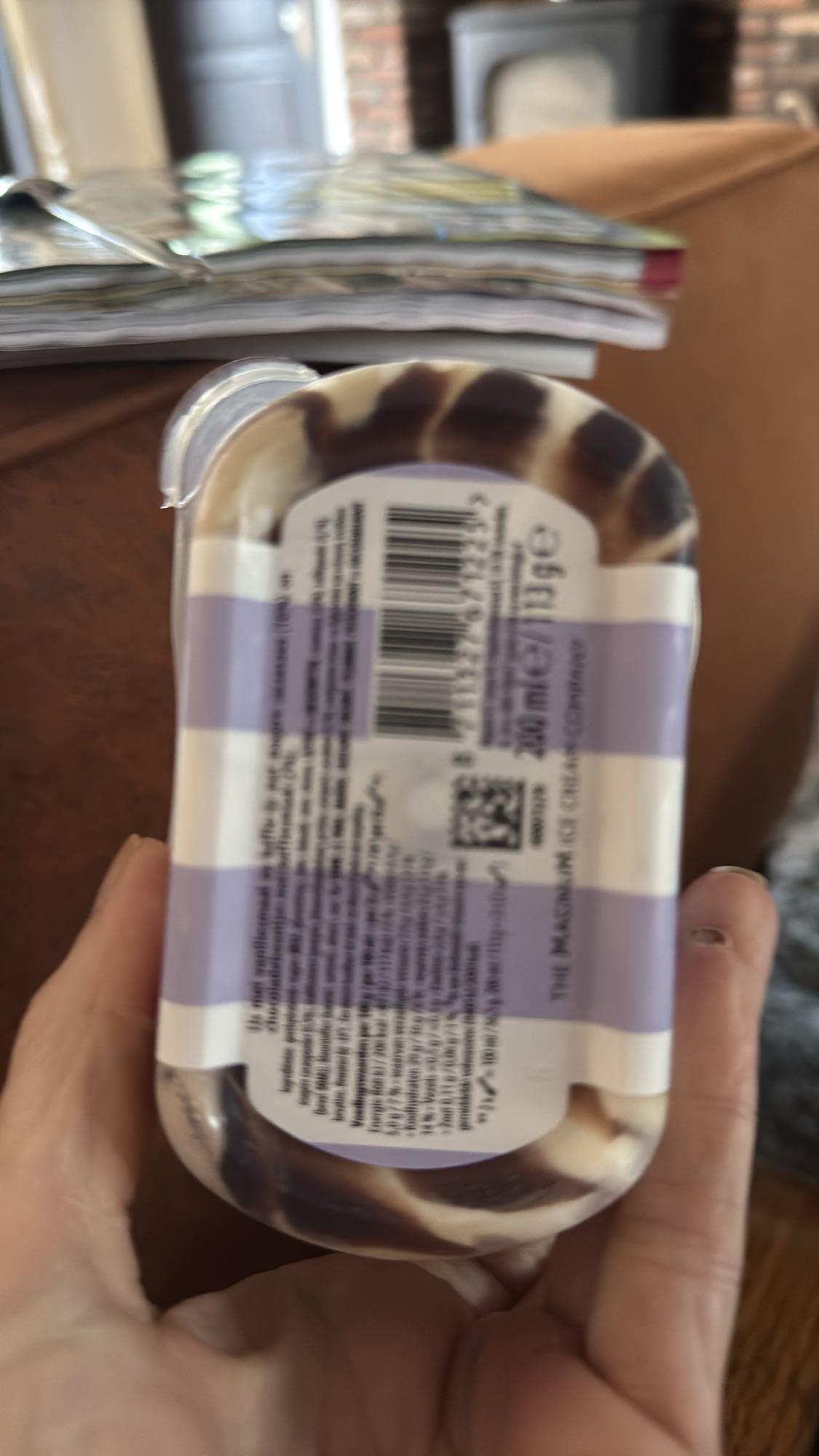 Chocolade roomdessert