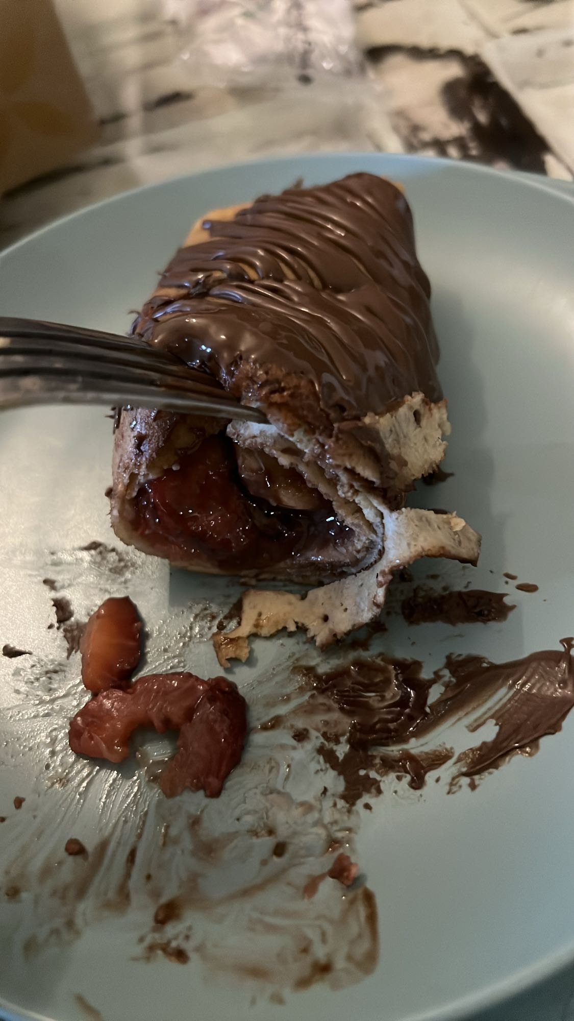 Chocolate Strawberry Crepe