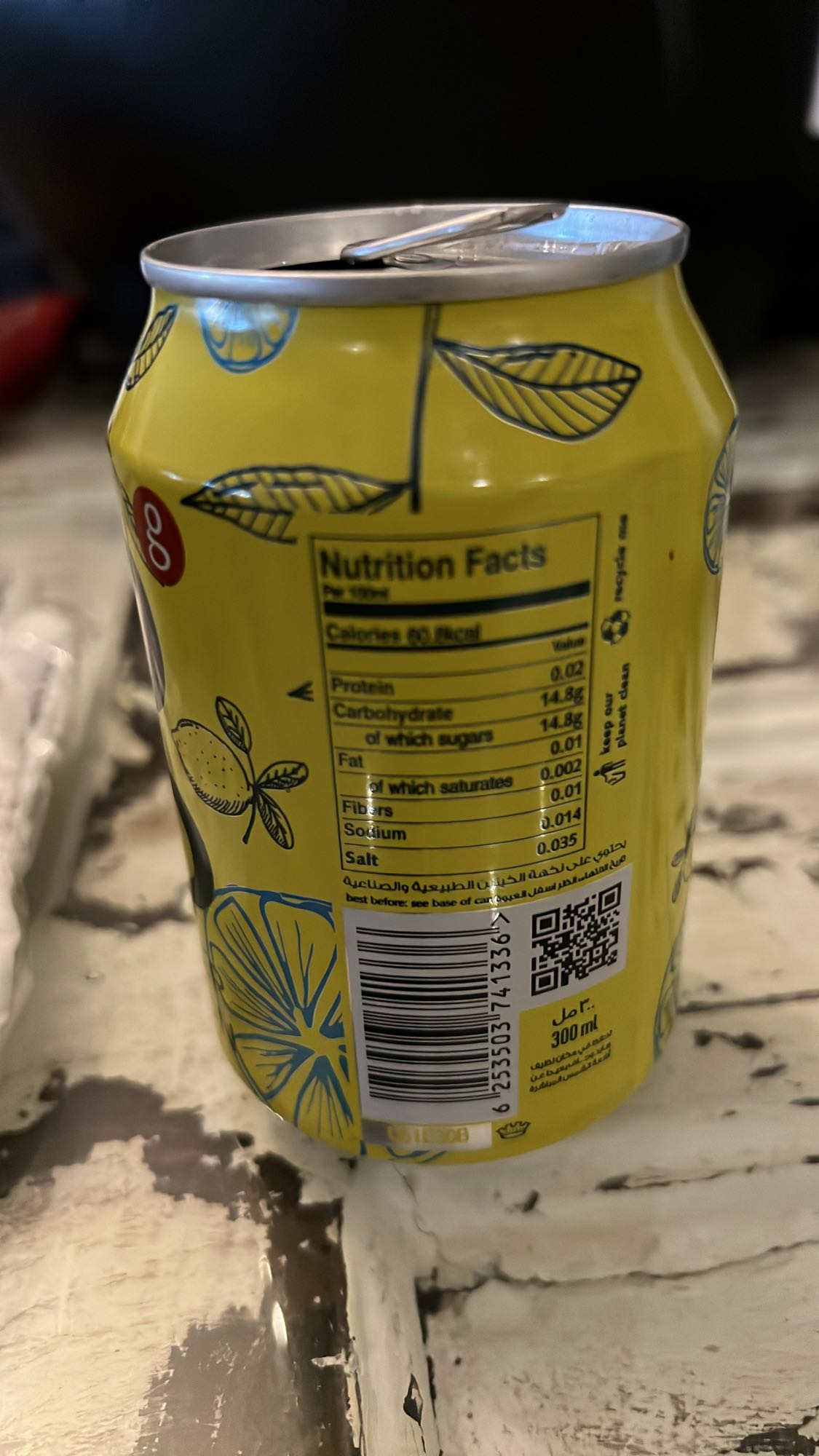 Lemon Soft Drink