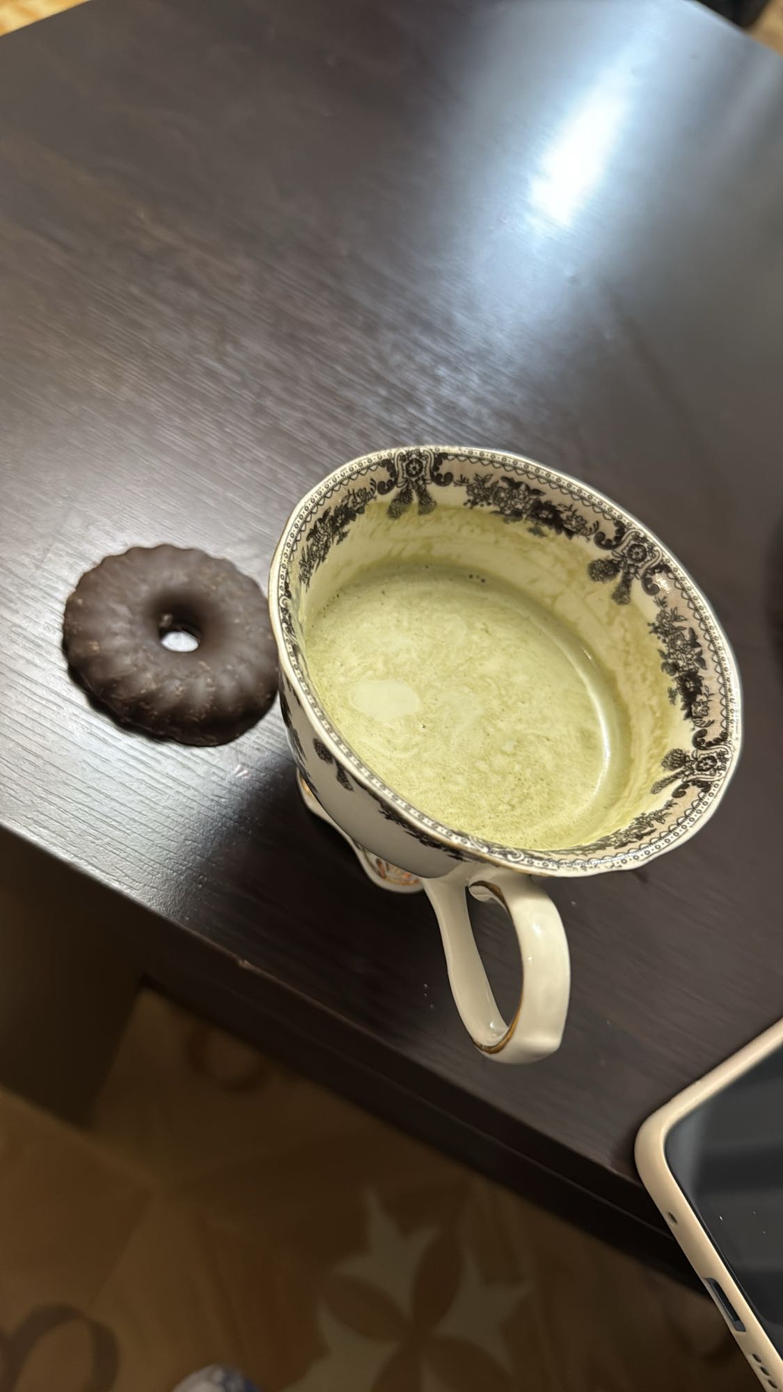 Matcha and Donut