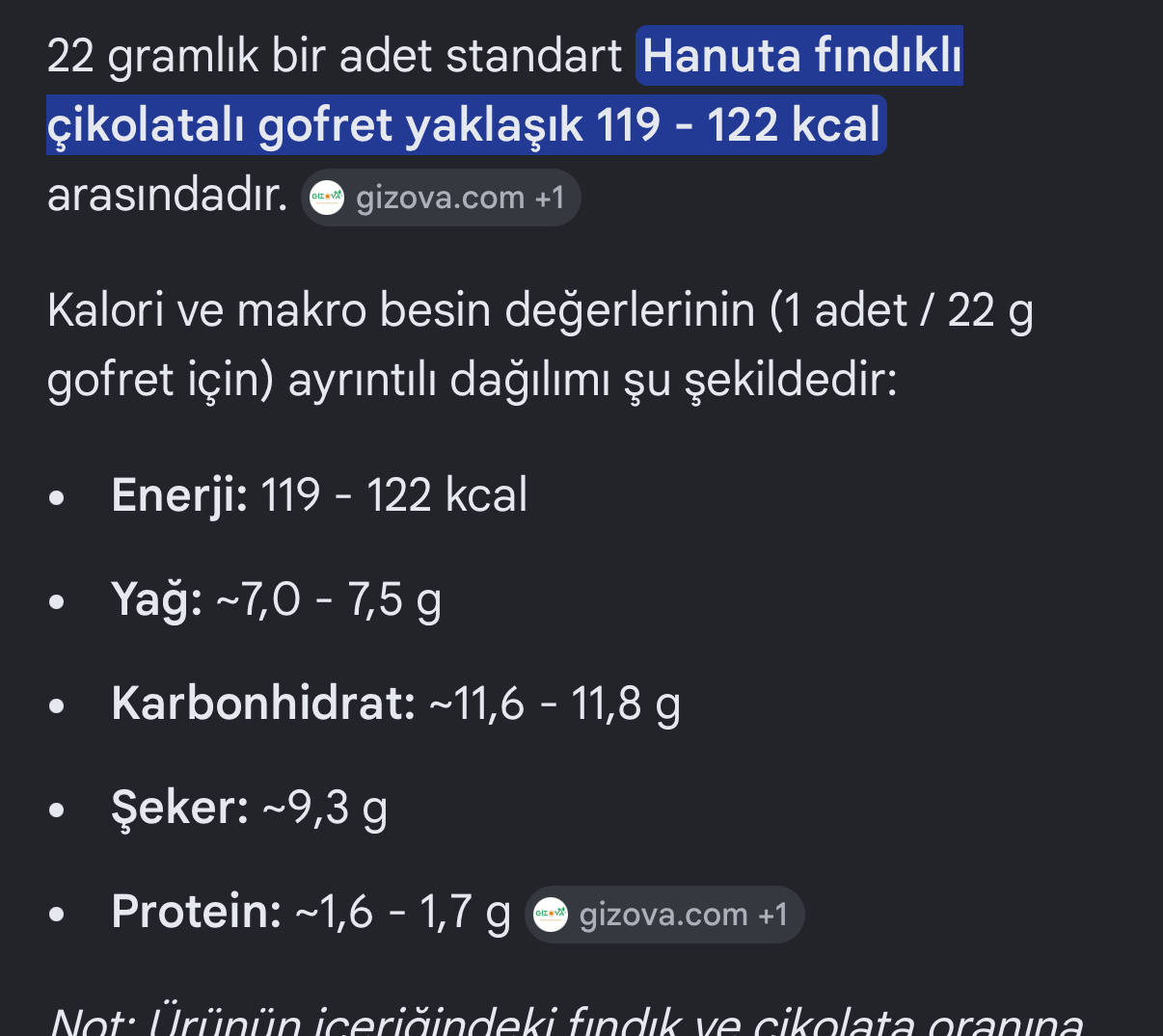 Hanuta fındıklı gofret