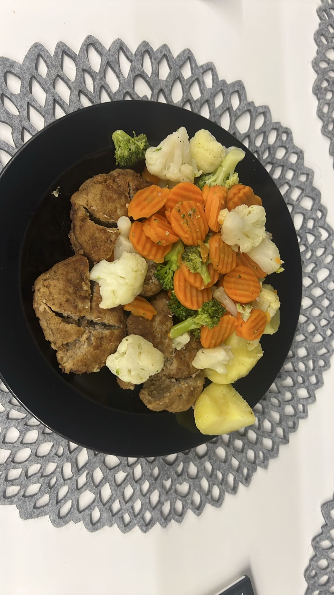 Kotlet z warzywami