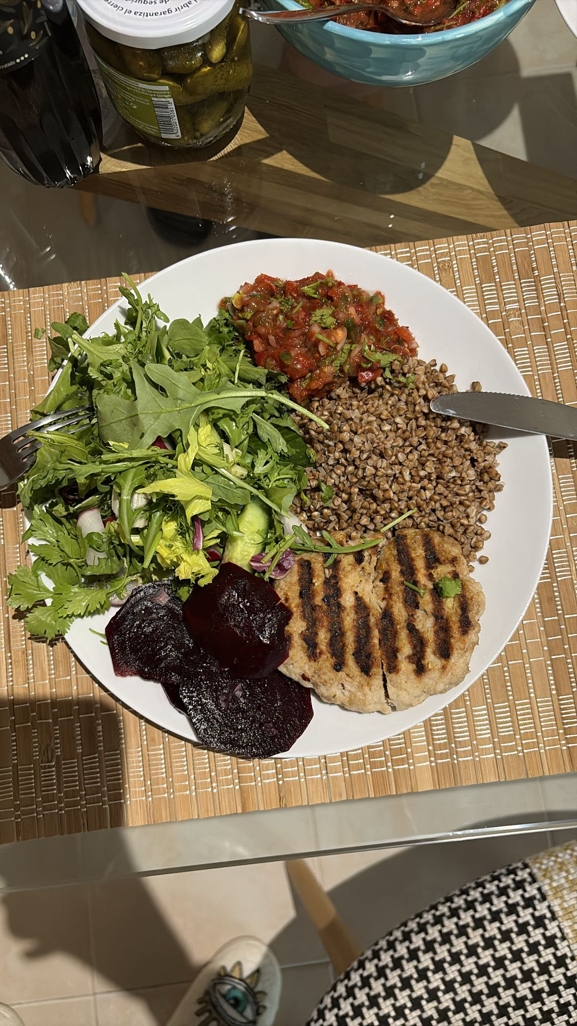 Chicken Buckwheat Plate