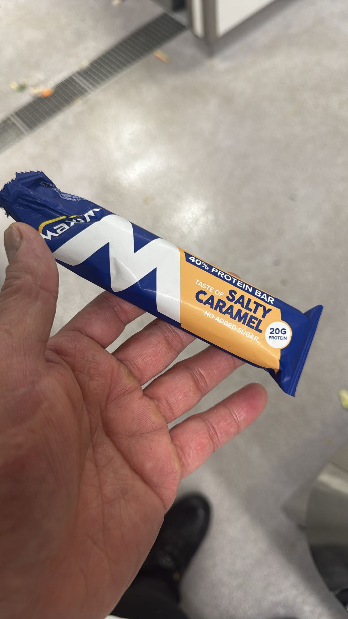Salt karamell proteinbar