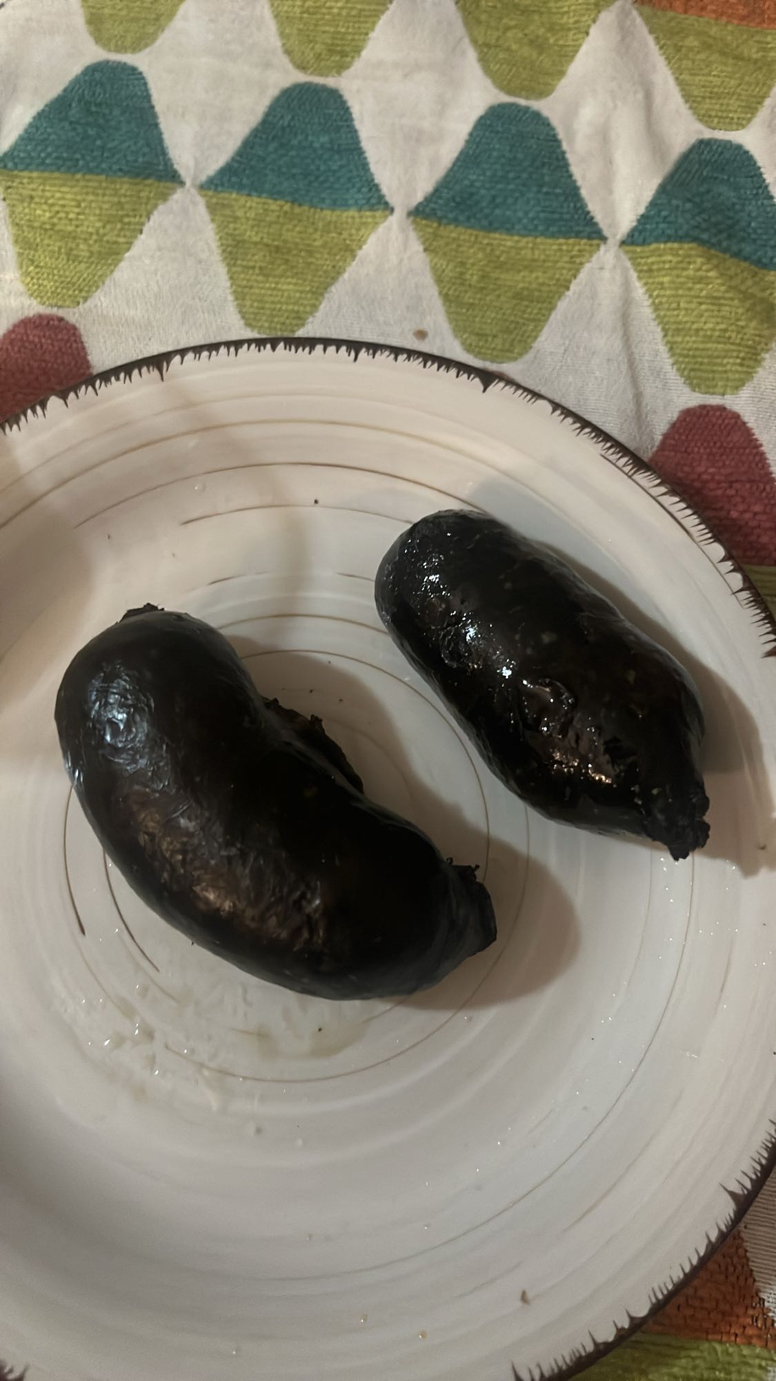 morcilla de arroz asada
