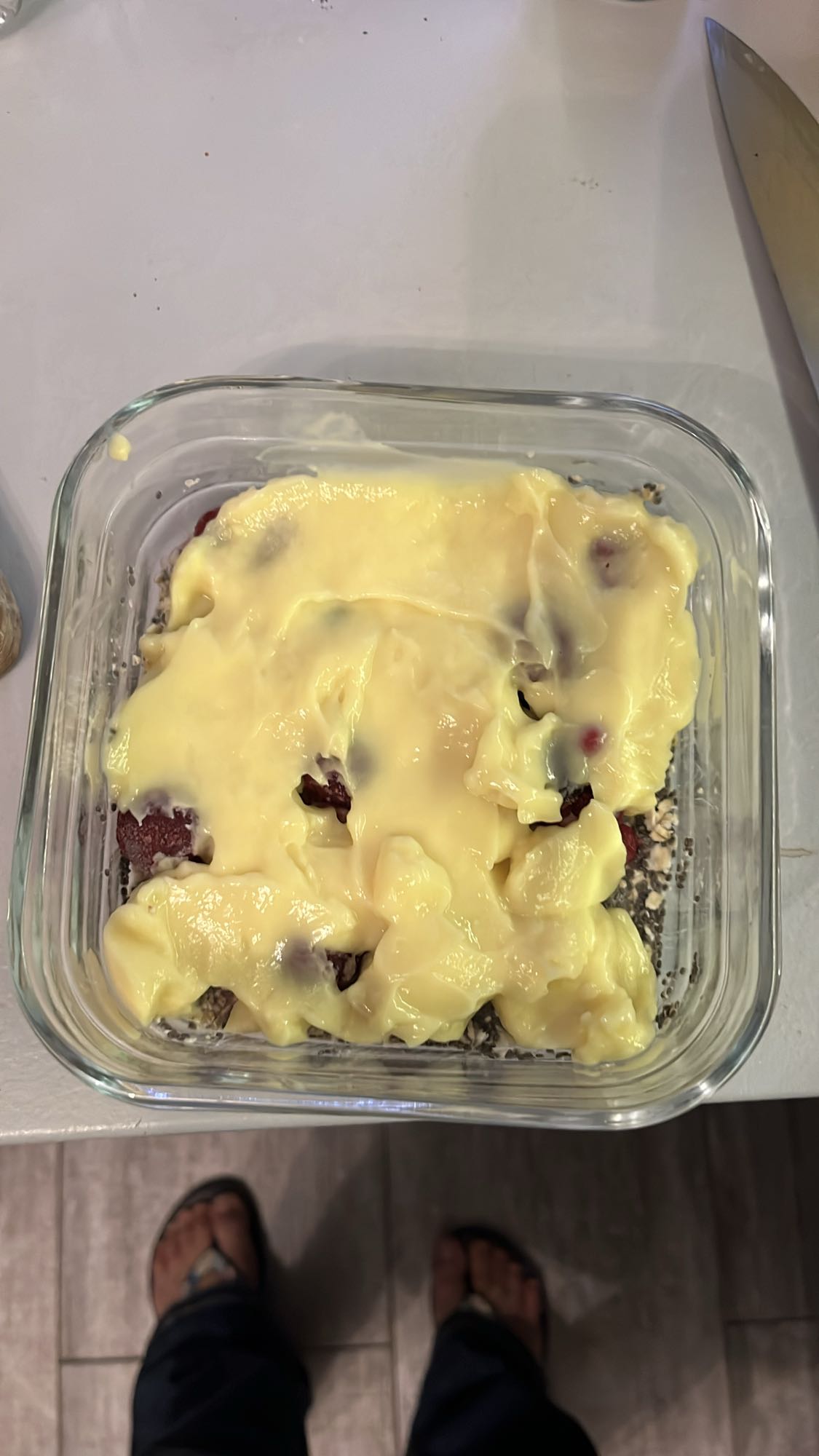 Budincă cu fructe