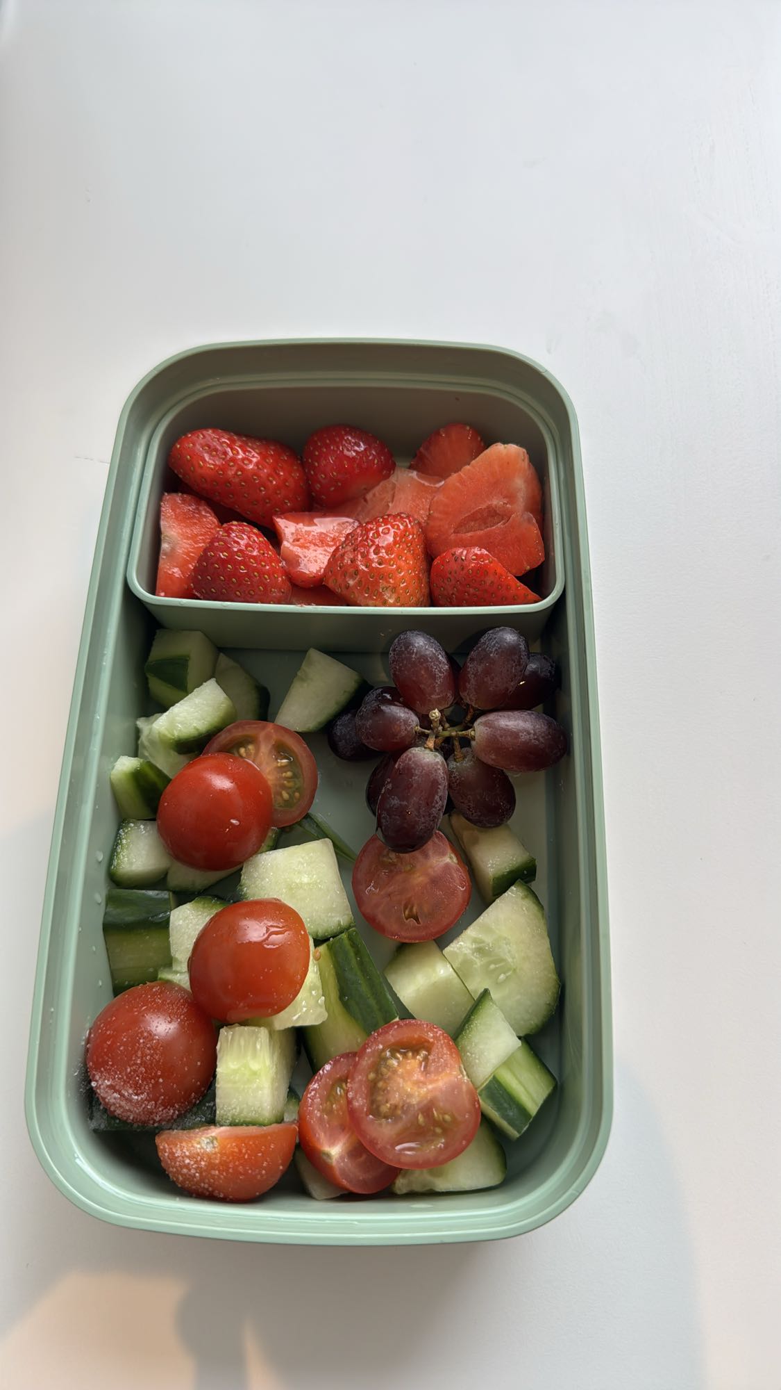 Fruit en groente snackbox