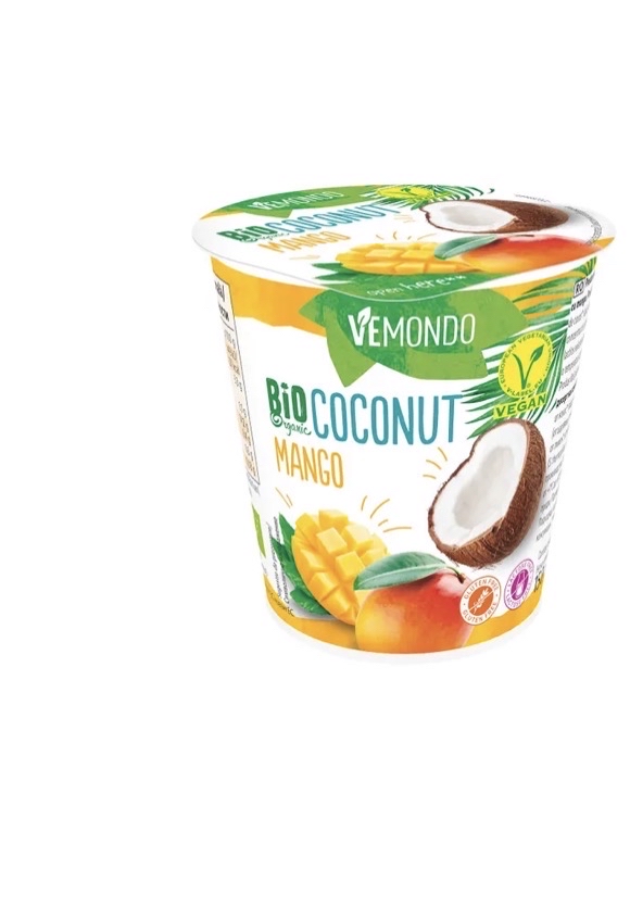 Coconut Mango Yogurt with Chia Seeds