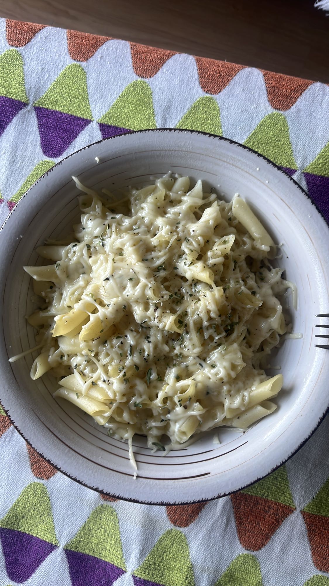 pasta con queso