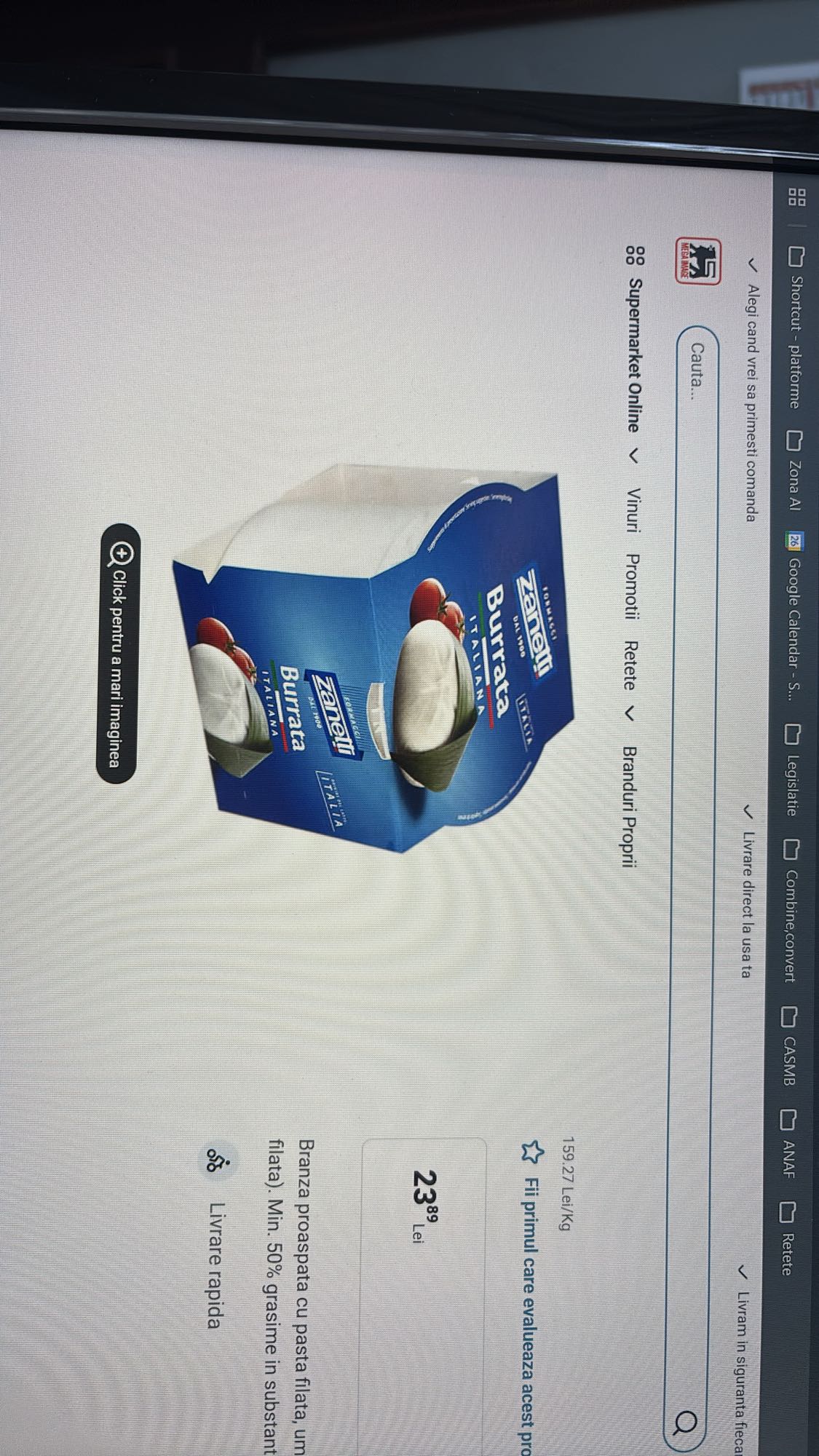 Burrata italiana