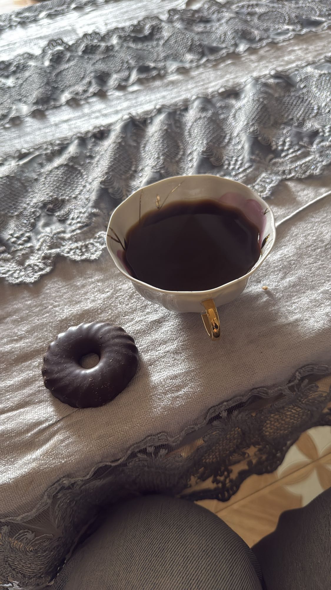 Coffee and Choco Donut