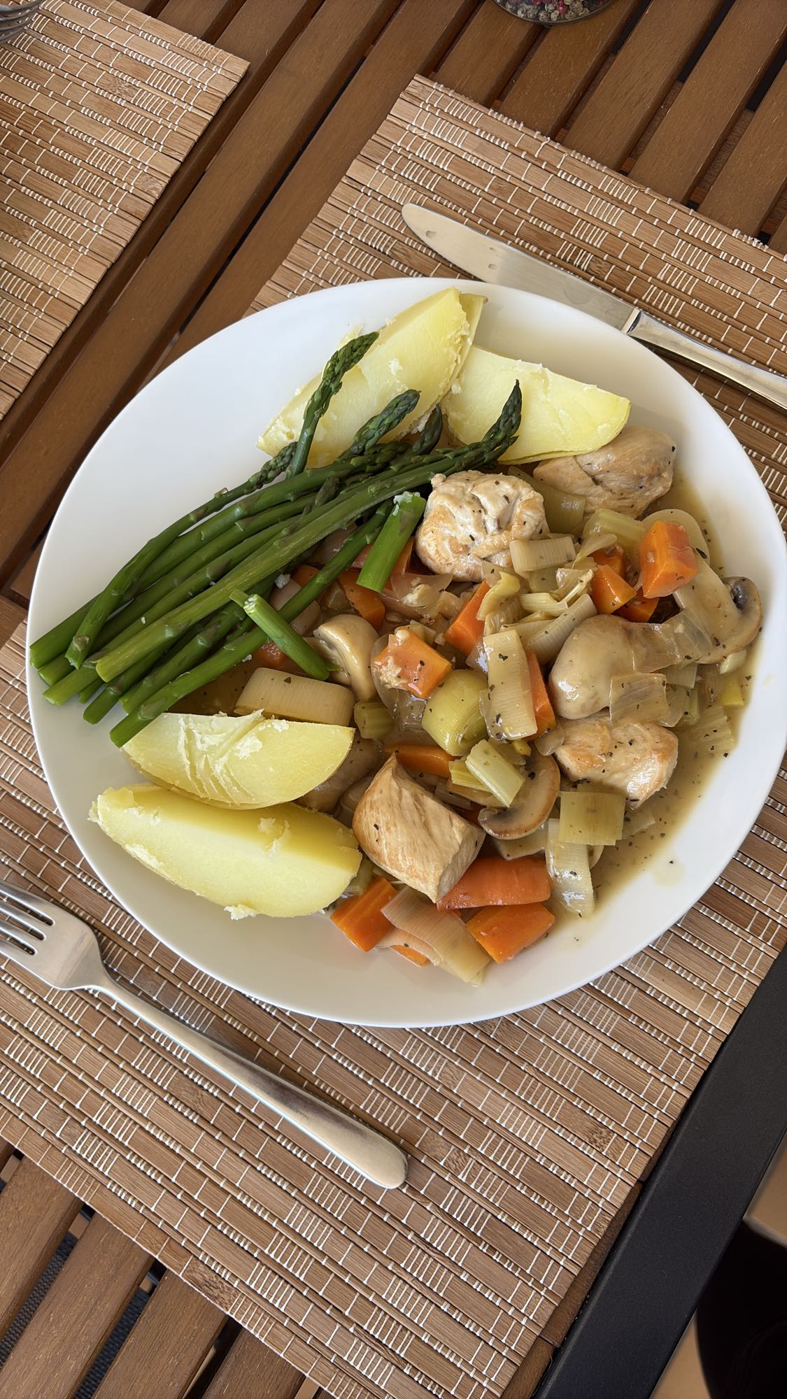 Chicken Veg Plate