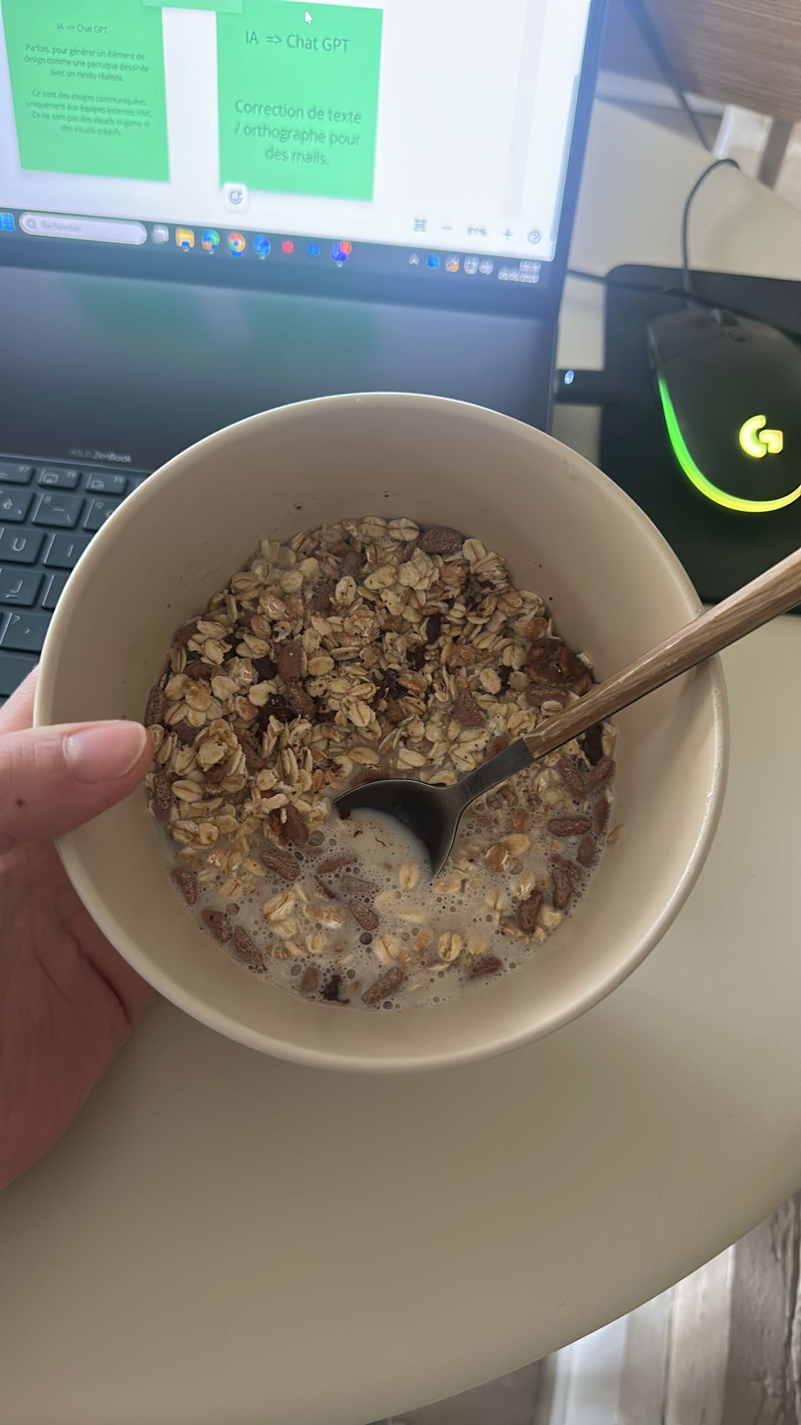 Muesli au lait