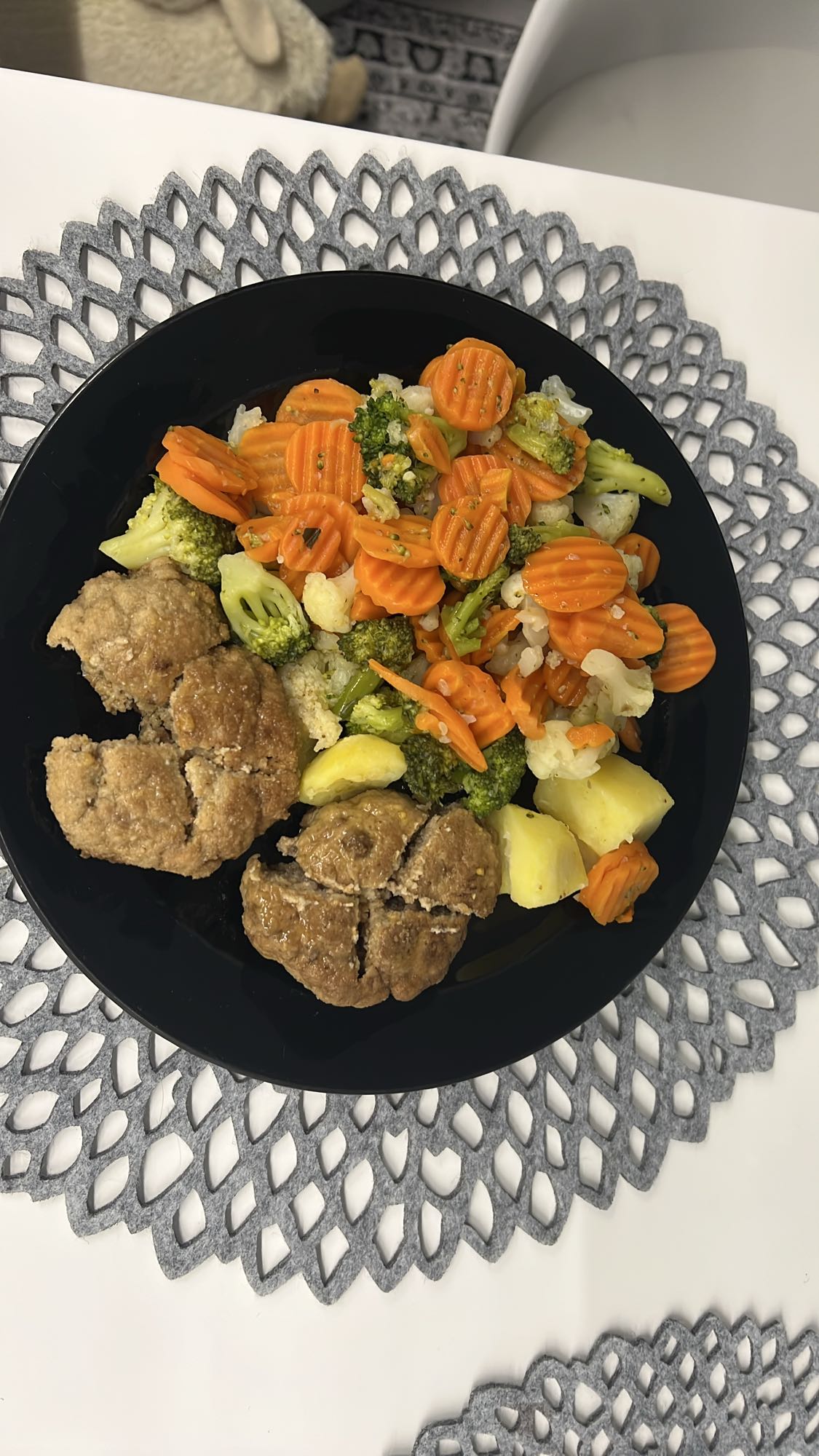 Kotlet z warzywami