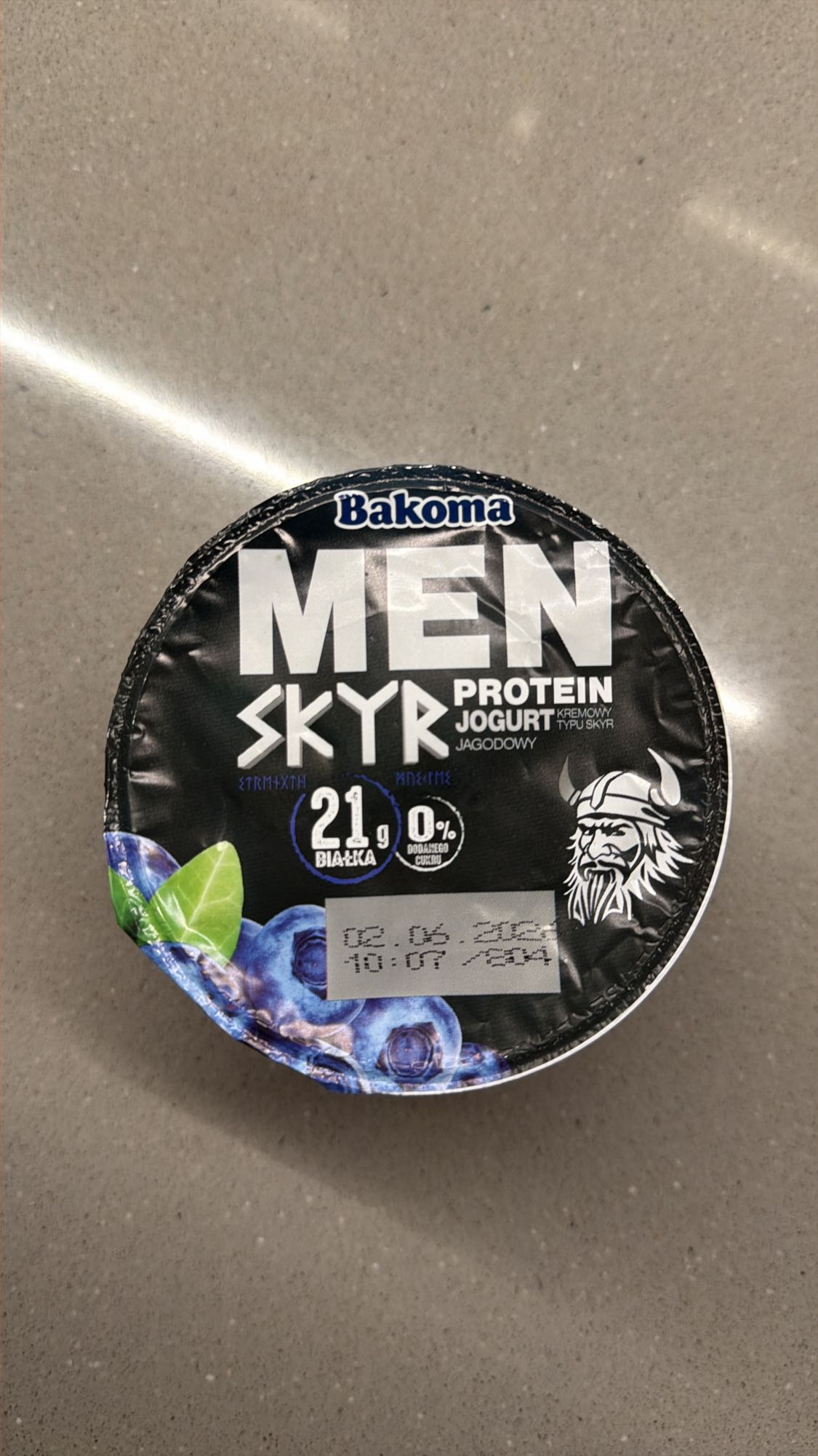 Jogurt skyr jagodowy