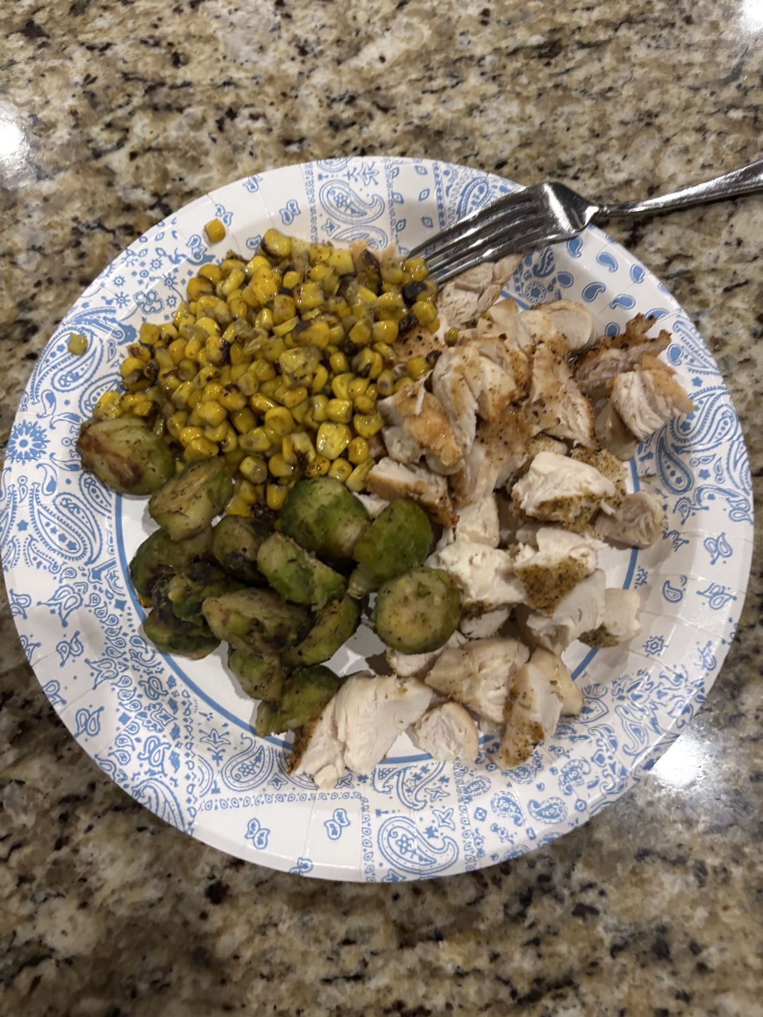Chicken Corn Sprouts