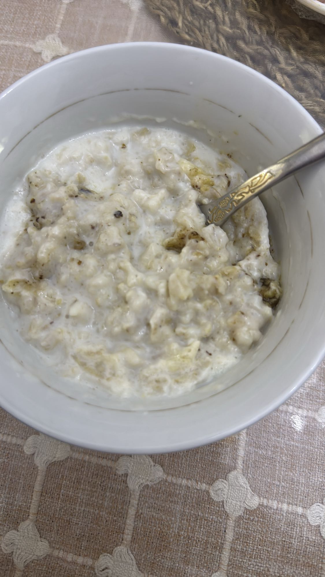 Овсянка с молоком