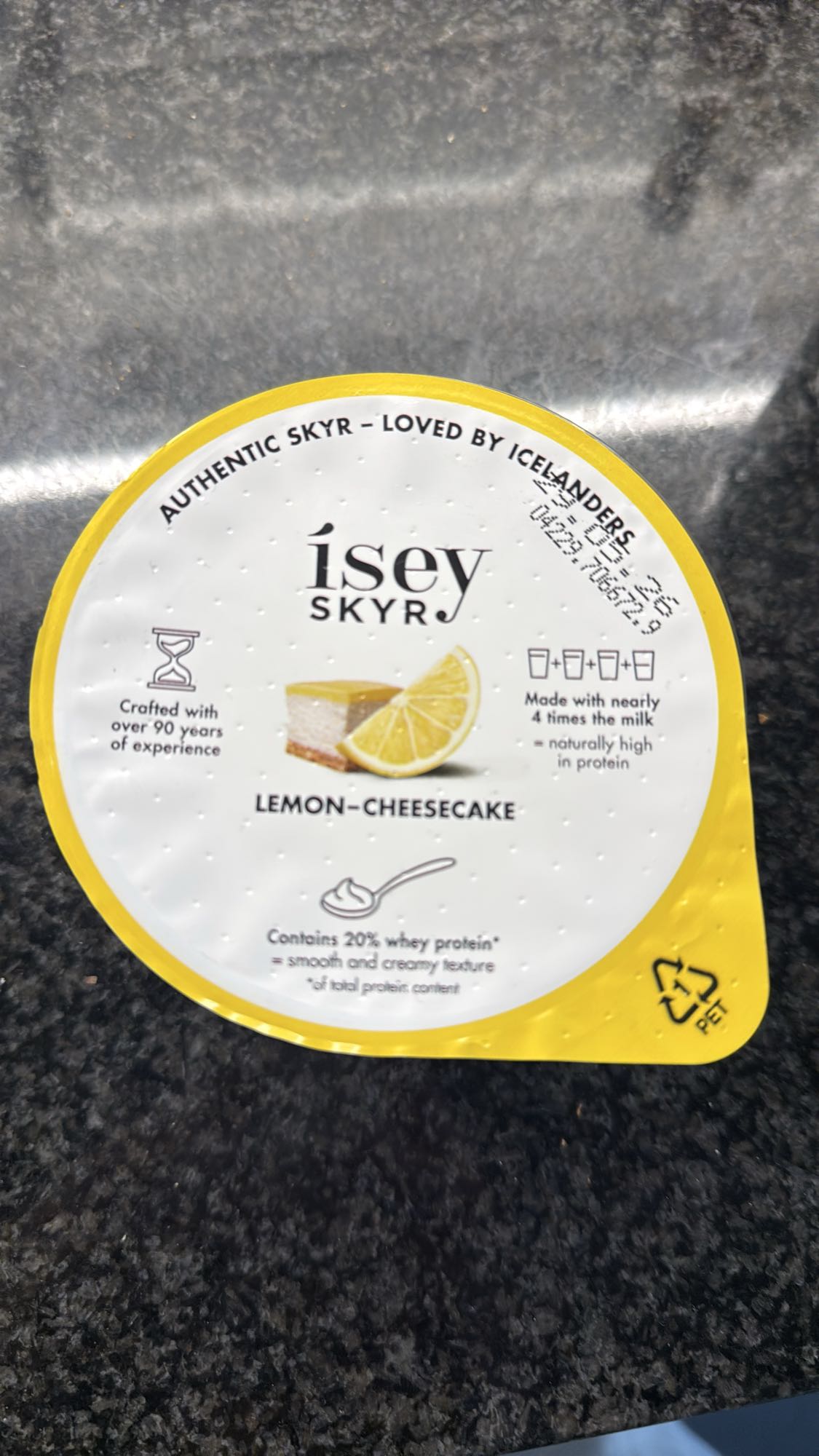 Citroen cheesecake skyr
