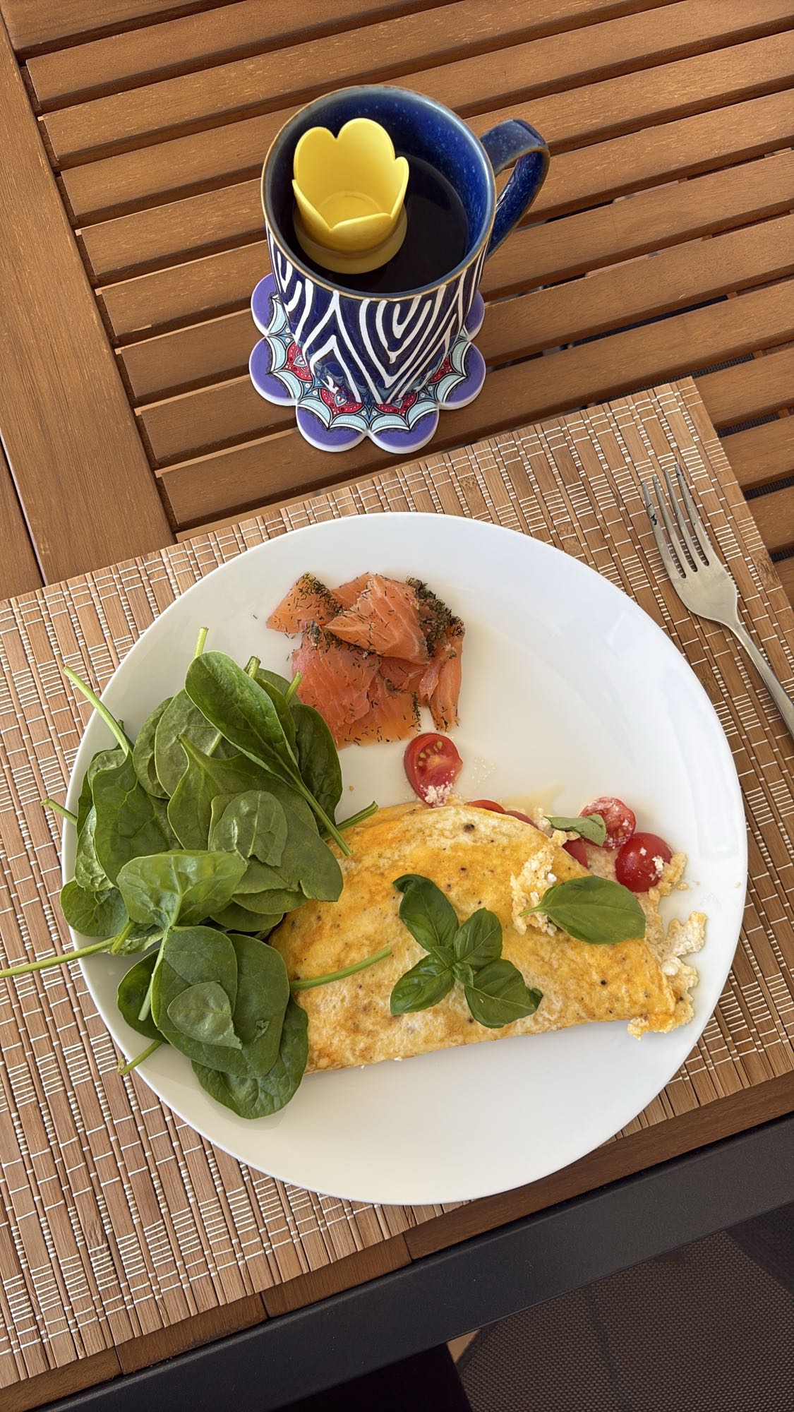 Salmon Omelette Plate