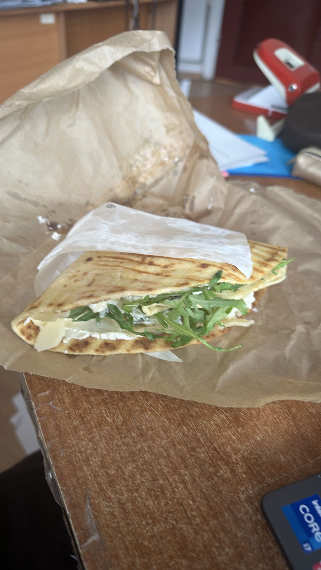 Cheese Arugula Wrap