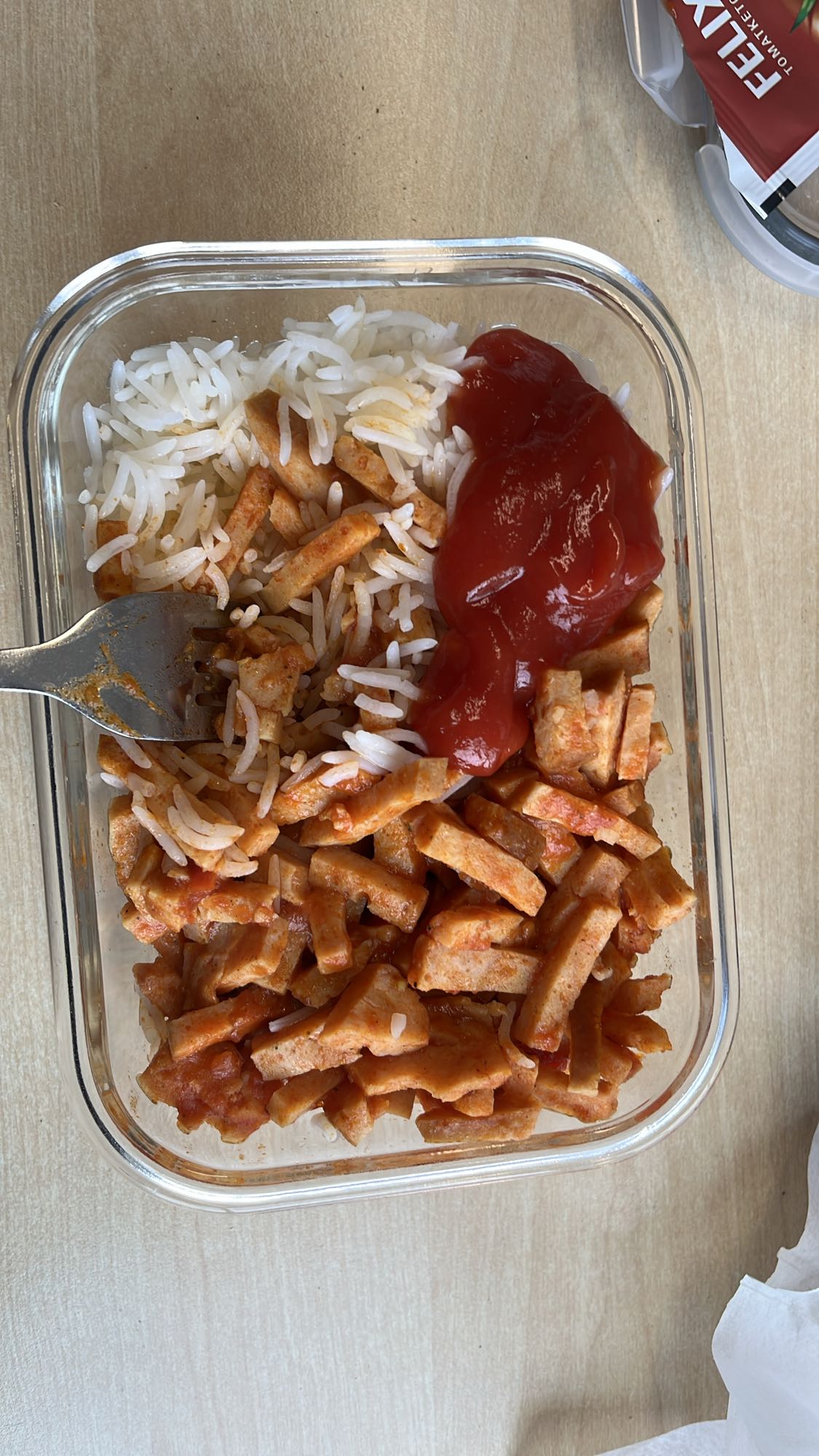 Rice with sausage