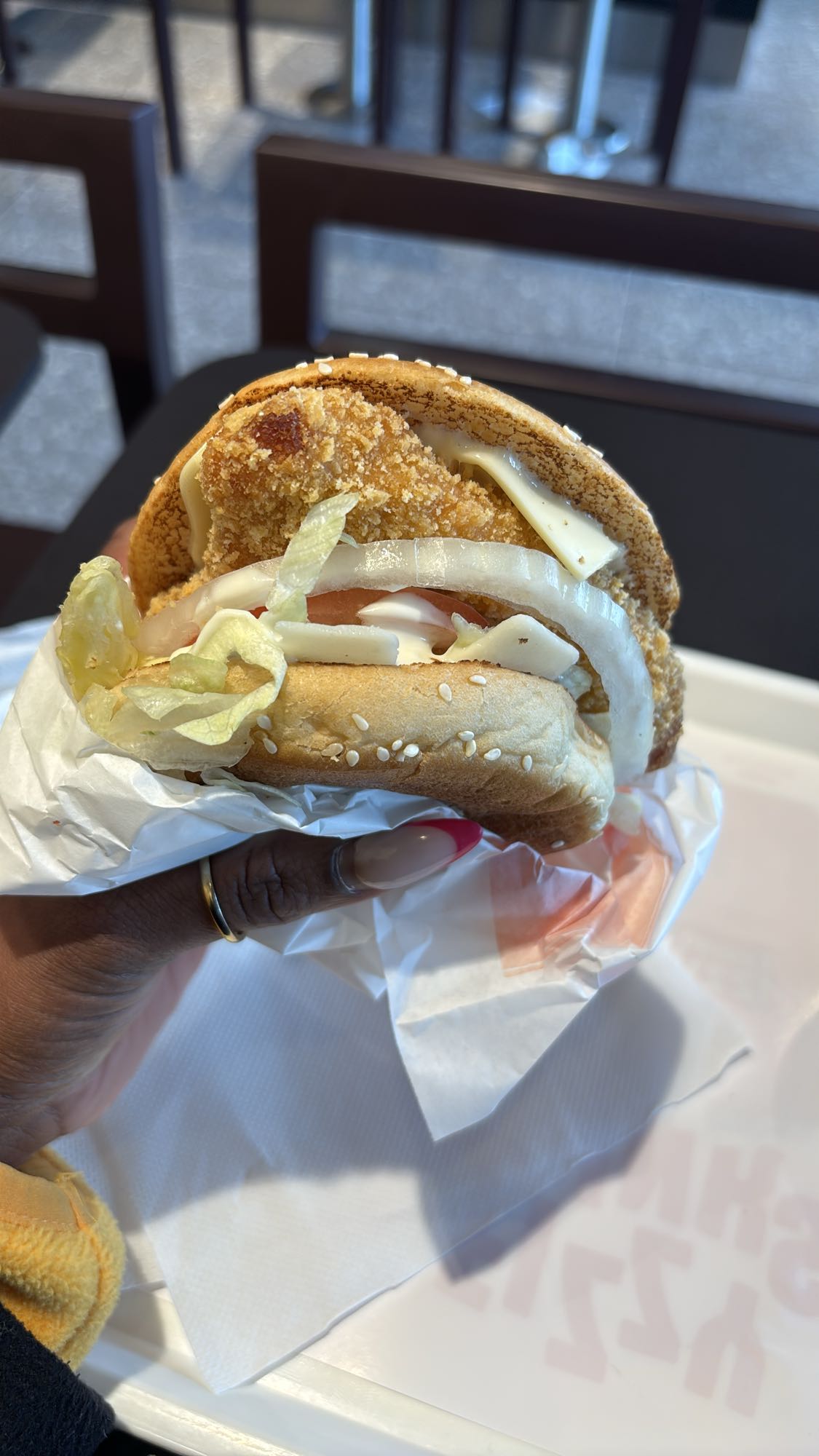 Panerad kycklingburgare