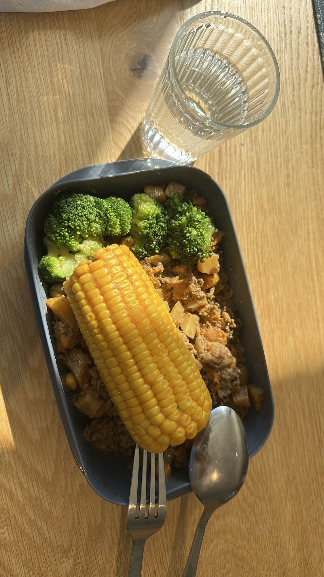 Köttfärs med majs