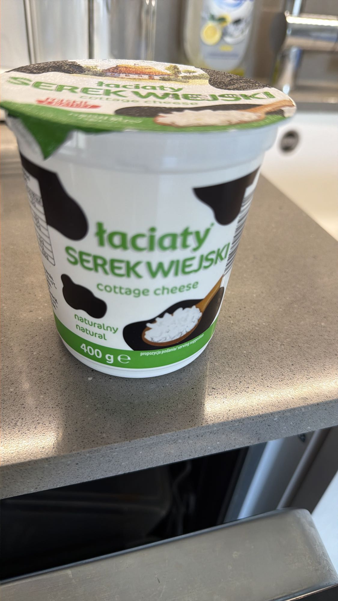 Łaciaty serek wiejski