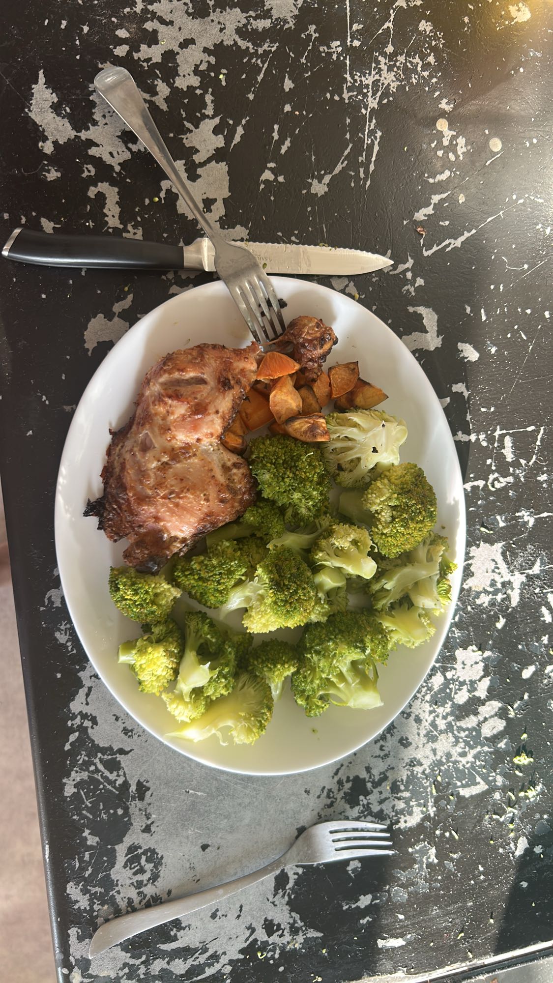 Poulet brocoli patate