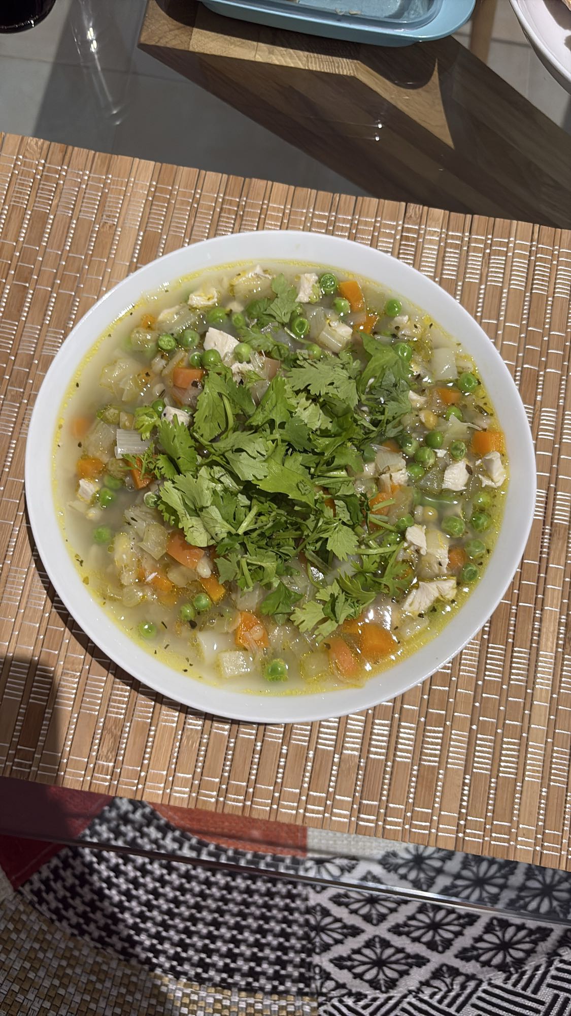Chicken Vegetable Soup with Pulses